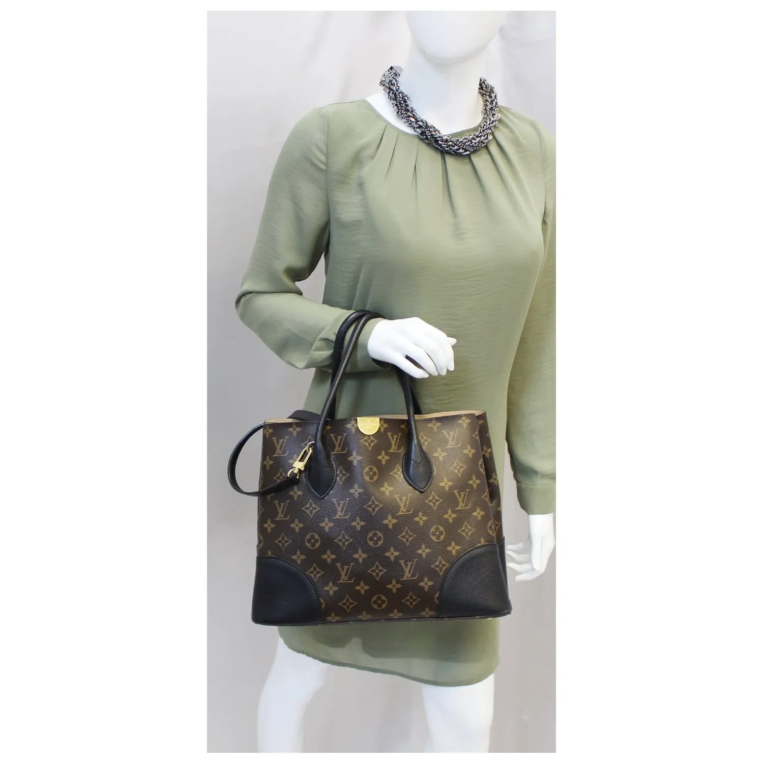 LOUIS VUITTON Monogram Canvas Flandrin Shoulder Handbag