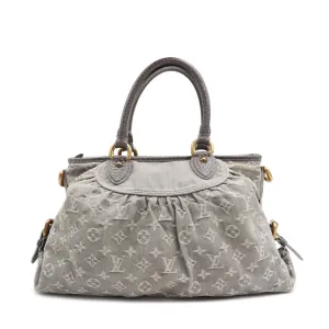 Louis Vuitton Monogram Denim Neo Cabby MM Shoulder Bag TH2009