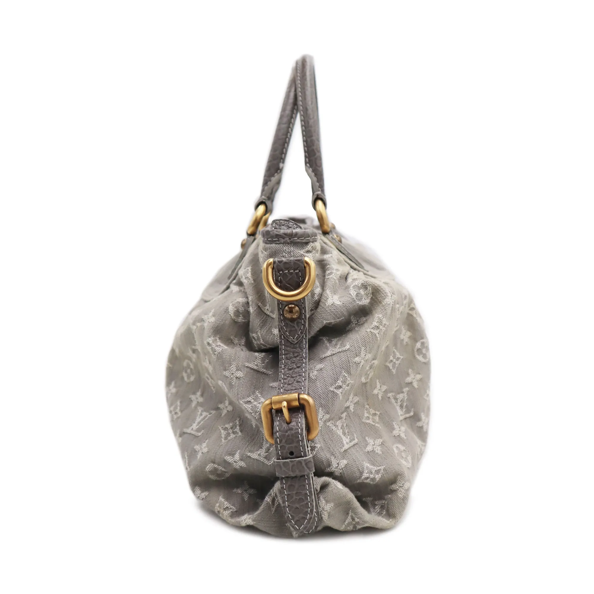Louis Vuitton Monogram Denim Neo Cabby MM Shoulder Bag TH2009