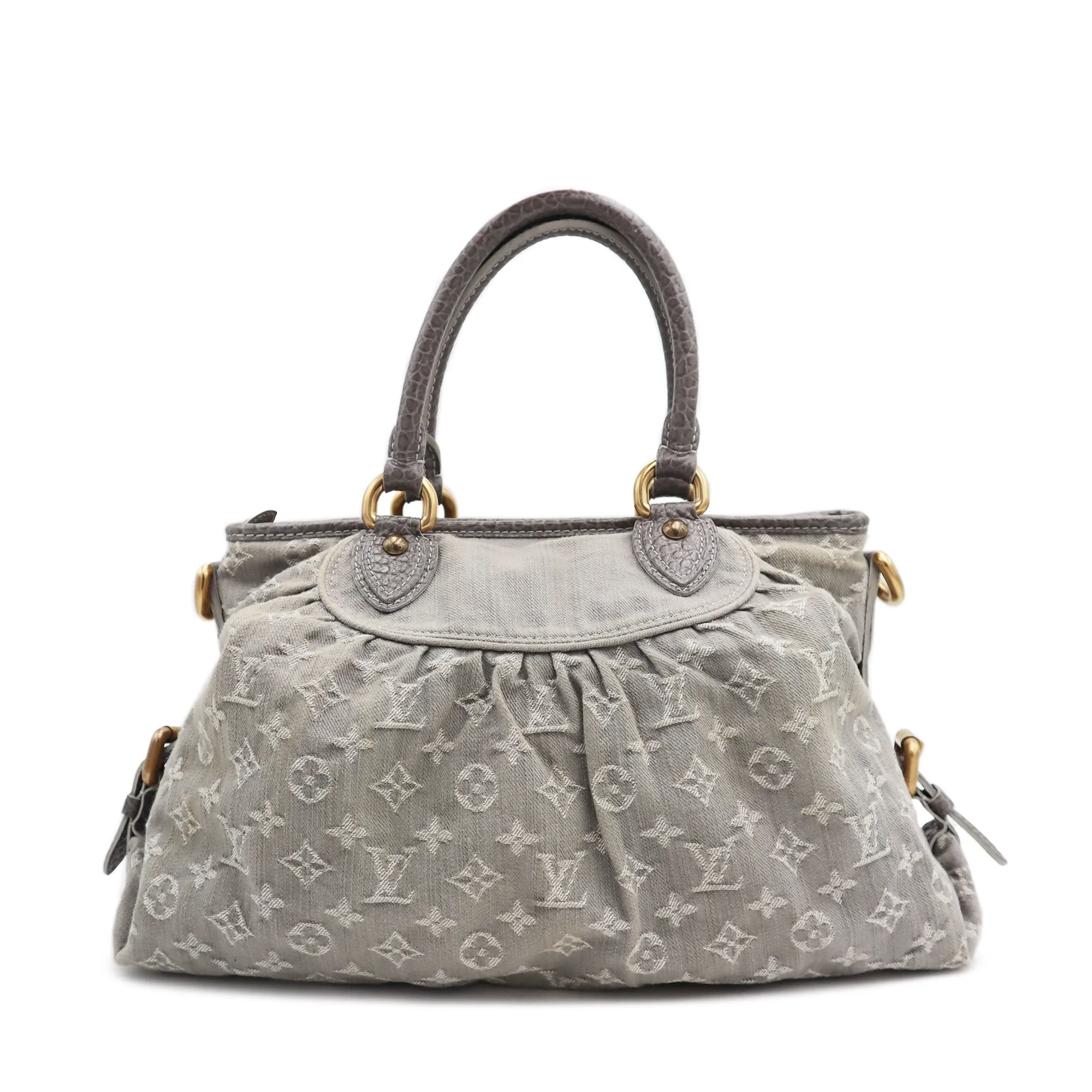 Louis Vuitton Monogram Denim Neo Cabby MM Shoulder Bag TH2009