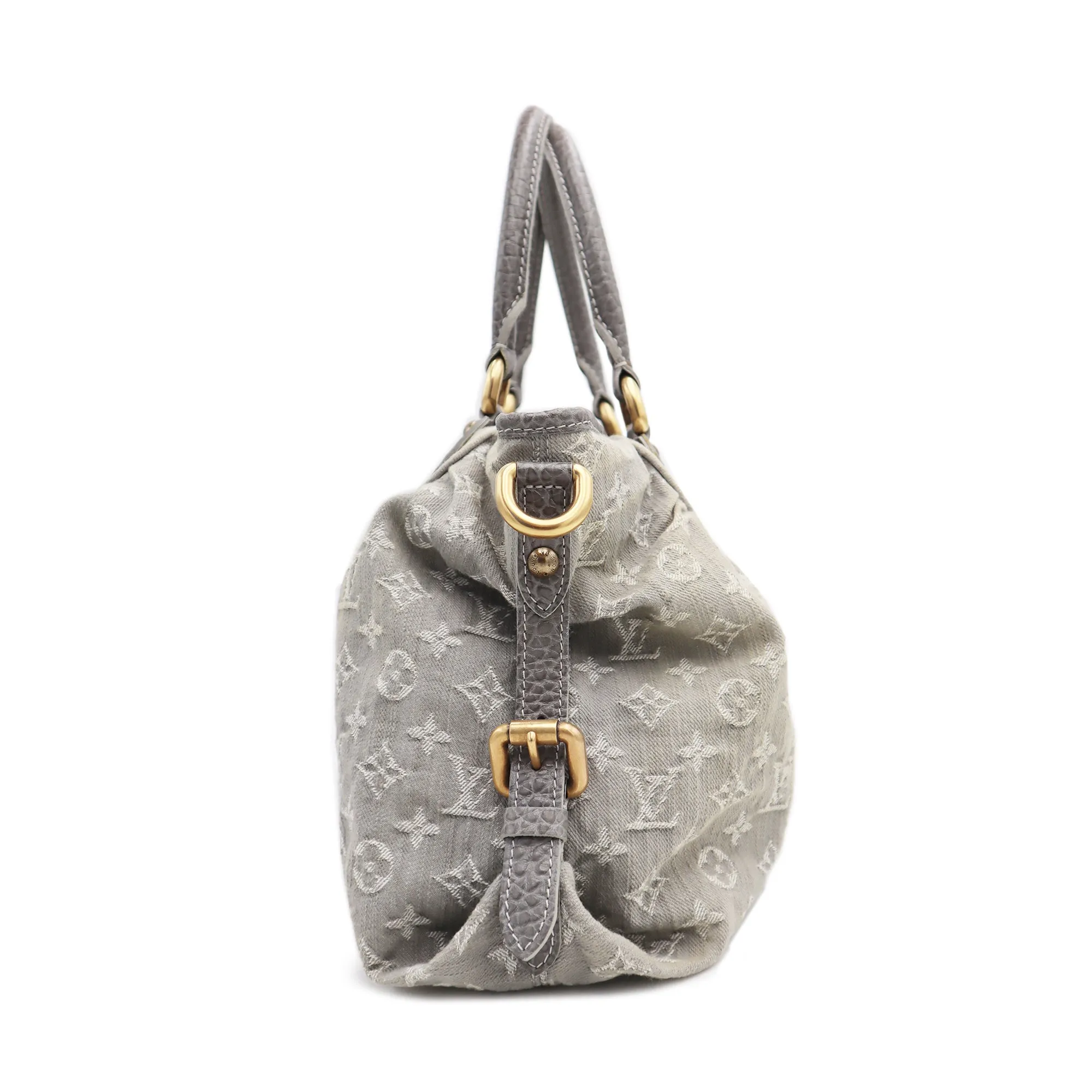Louis Vuitton Monogram Denim Neo Cabby MM Shoulder Bag TH2009
