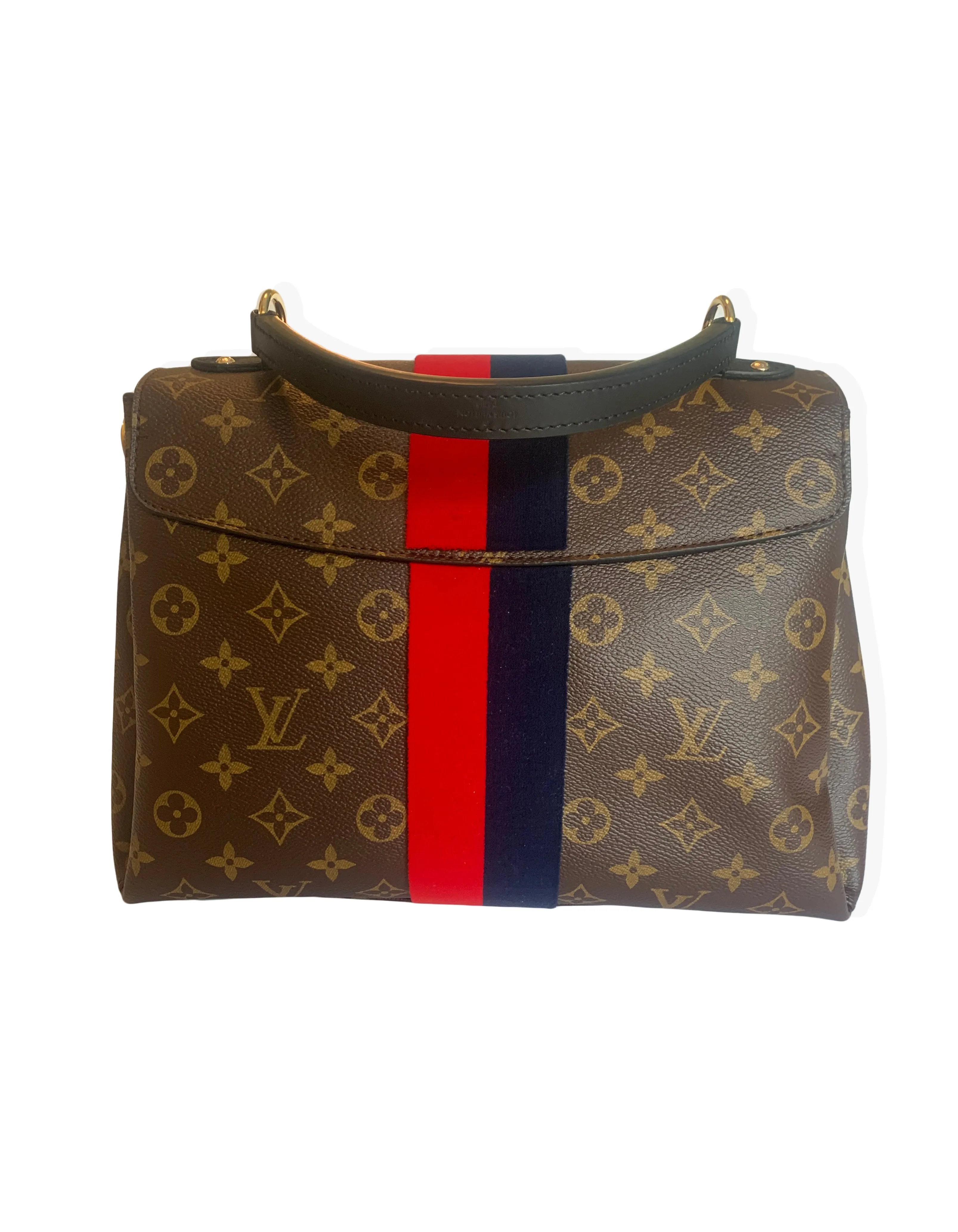 Louis Vuitton Monogram Georges MM Bag w/ Strap