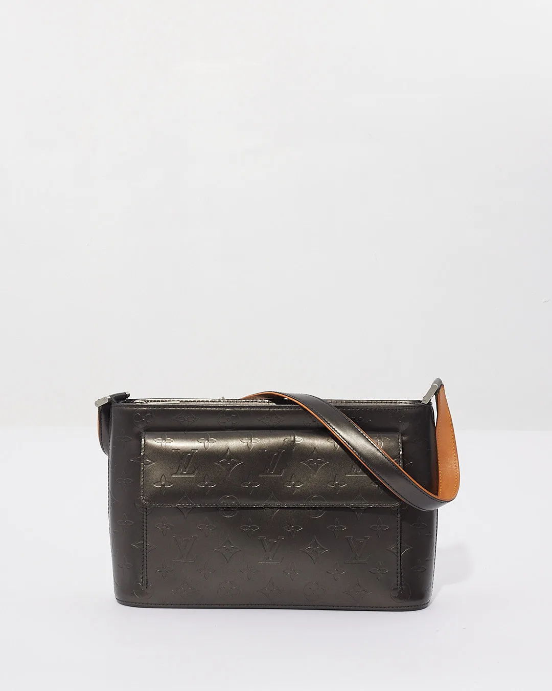 Louis Vuitton Monogram Silver/Grey Vernis Shoulder Bag