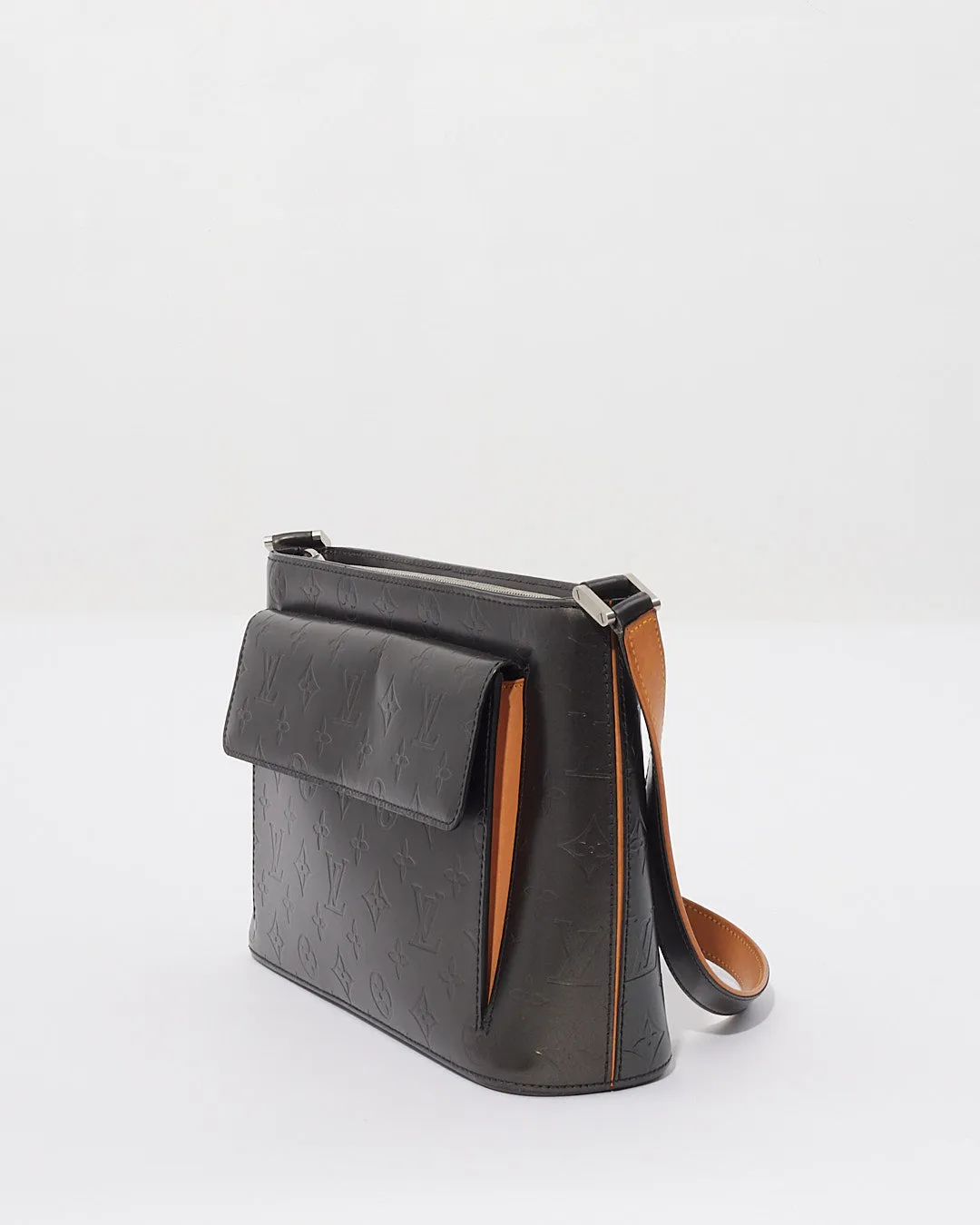 Louis Vuitton Monogram Silver/Grey Vernis Shoulder Bag
