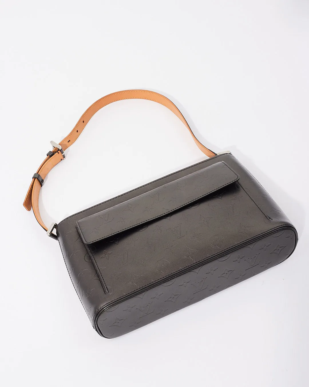 Louis Vuitton Monogram Silver/Grey Vernis Shoulder Bag