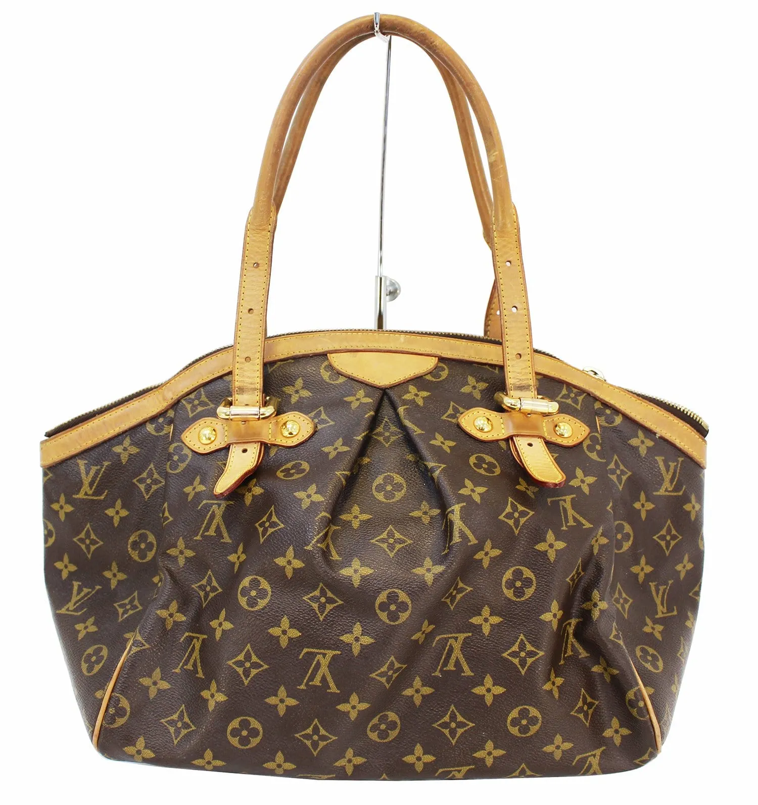 LOUIS VUITTON Monogram Tivoli GM Brown Tote Shoulder Bag
