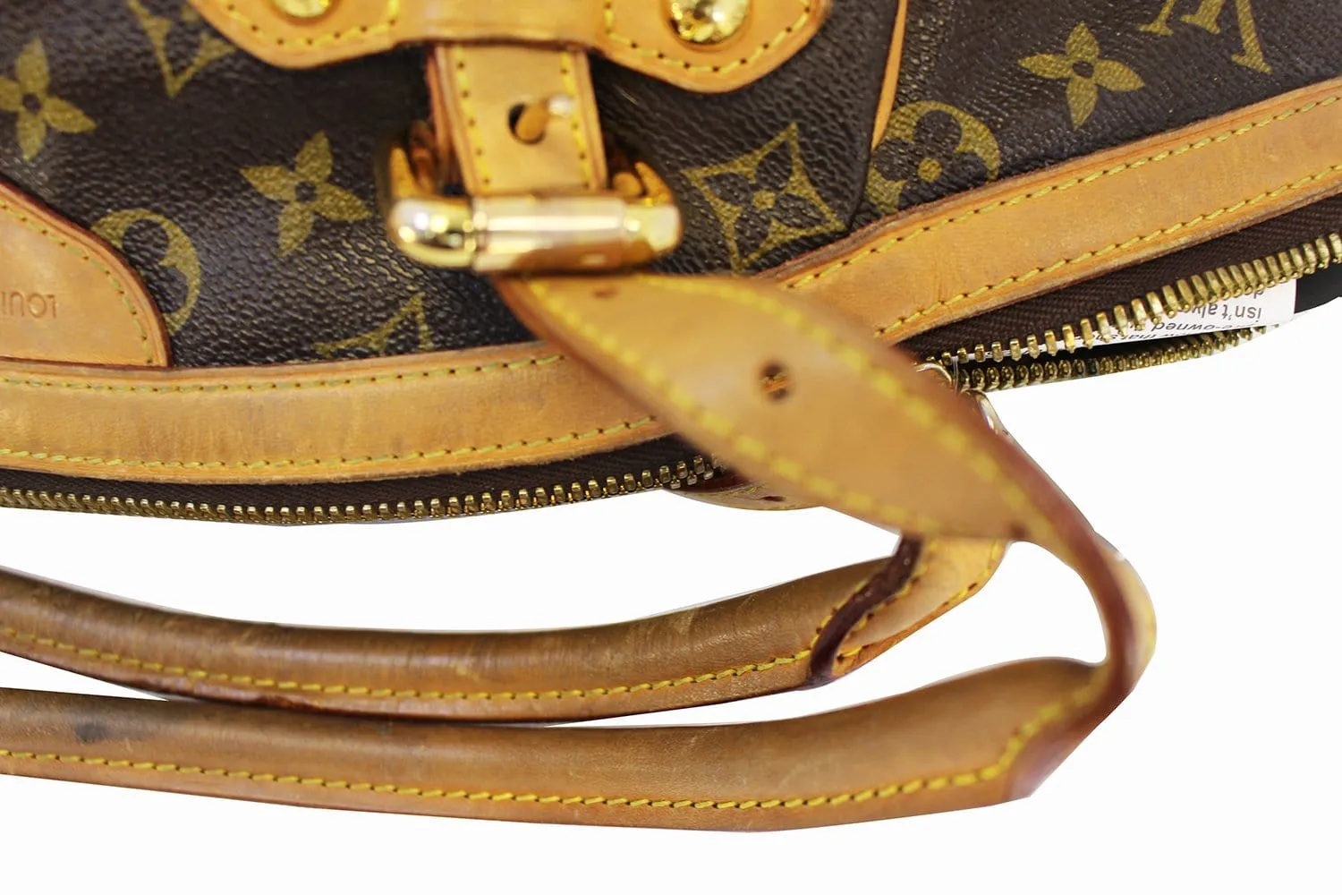 LOUIS VUITTON Monogram Tivoli GM Brown Tote Shoulder Bag