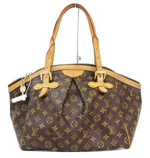 LOUIS VUITTON Monogram Tivoli GM Brown Tote Shoulder Bag