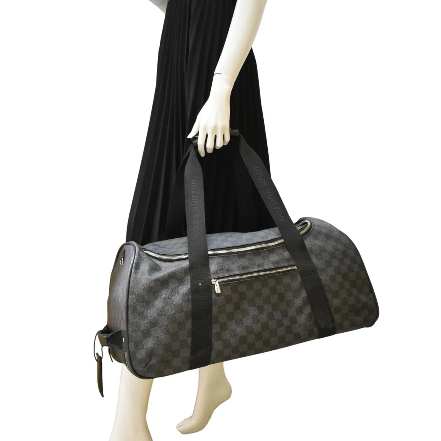LOUIS VUITTON Neo Eole 55 Damier Graphite Rolling Travel Bag Black