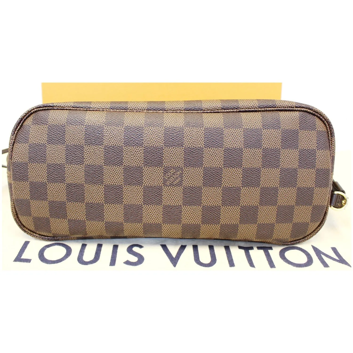LOUIS VUITTON Neverfull PM Damier Ebene Tote Shoulder Bag