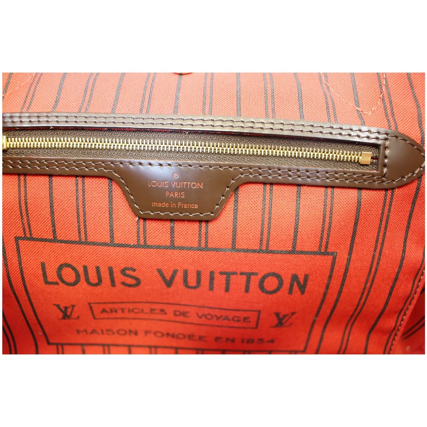 LOUIS VUITTON Neverfull PM Damier Ebene Tote Shoulder Bag