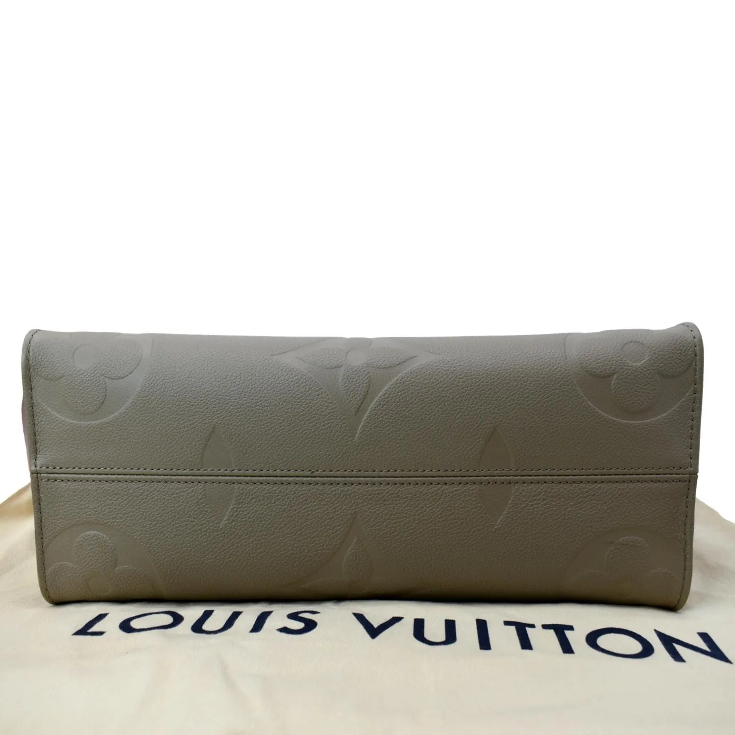 LOUIS VUITTON Onthego MM Monogram Empreinte Shoulder Bag Tourterelle  - Hot Deals