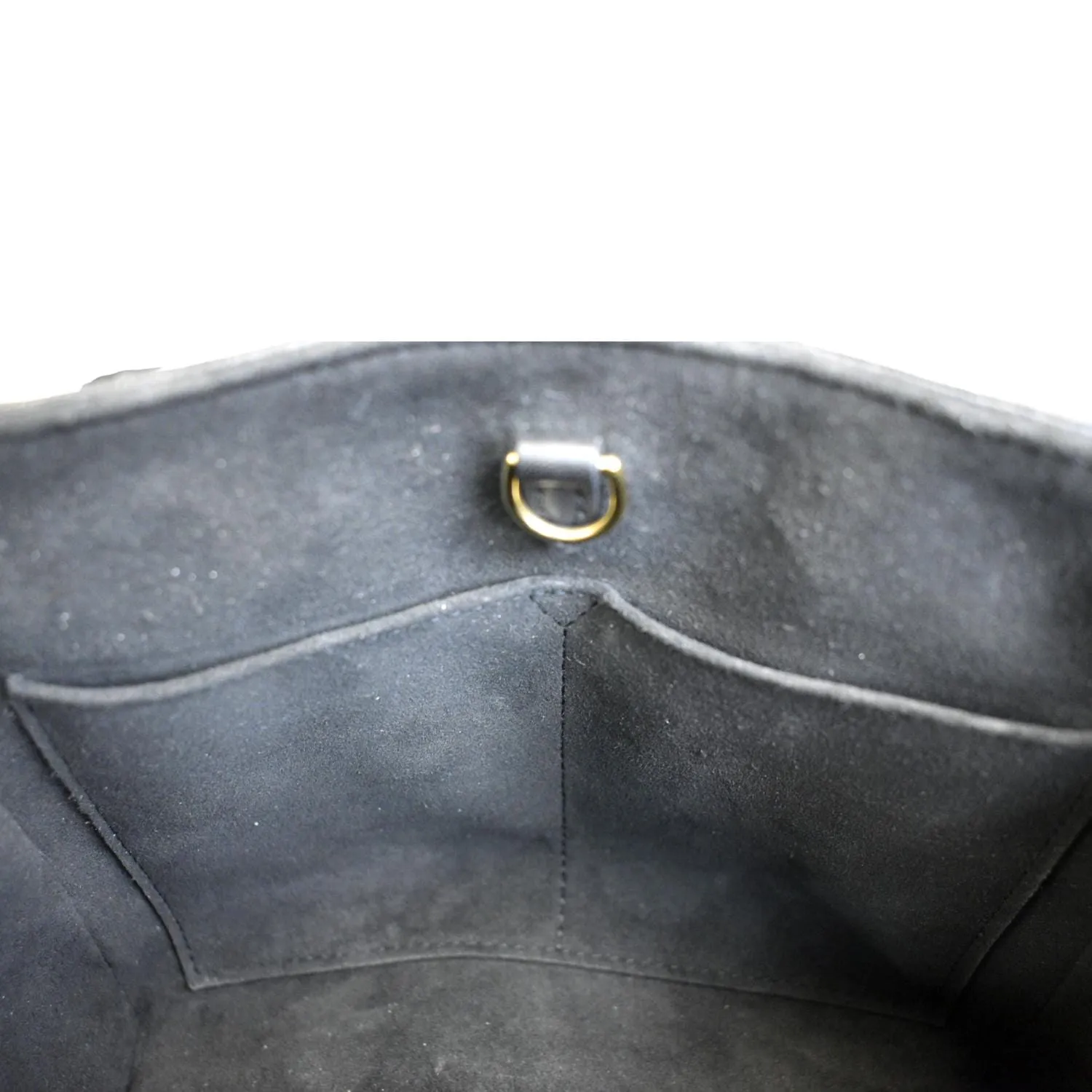 LOUIS VUITTON Onthego PM Monogram Empreinte Tote Shoulder Bag Black