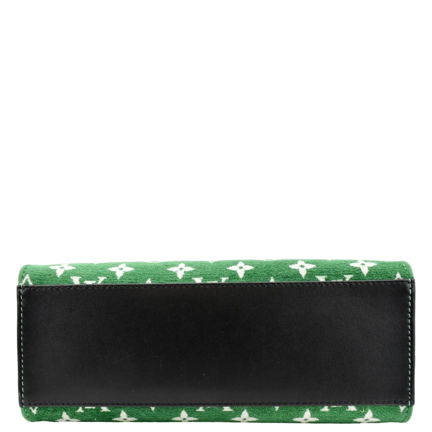 LOUIS VUITTON Onthego PM Monogram Velvet Tote Shoulder Bag Green