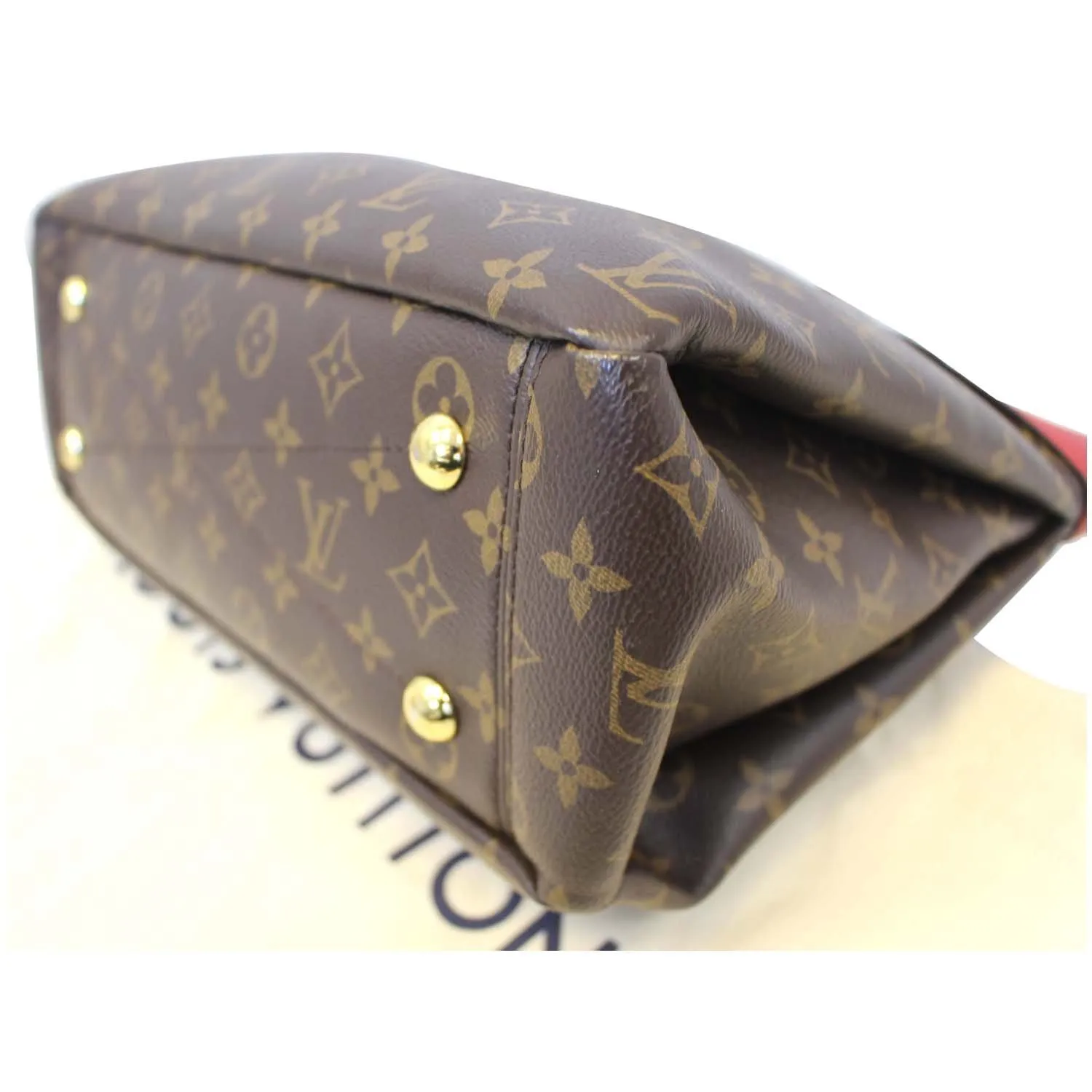 LOUIS VUITTON Pallas Chain Shopper Bag Monogram Canvas Cherry