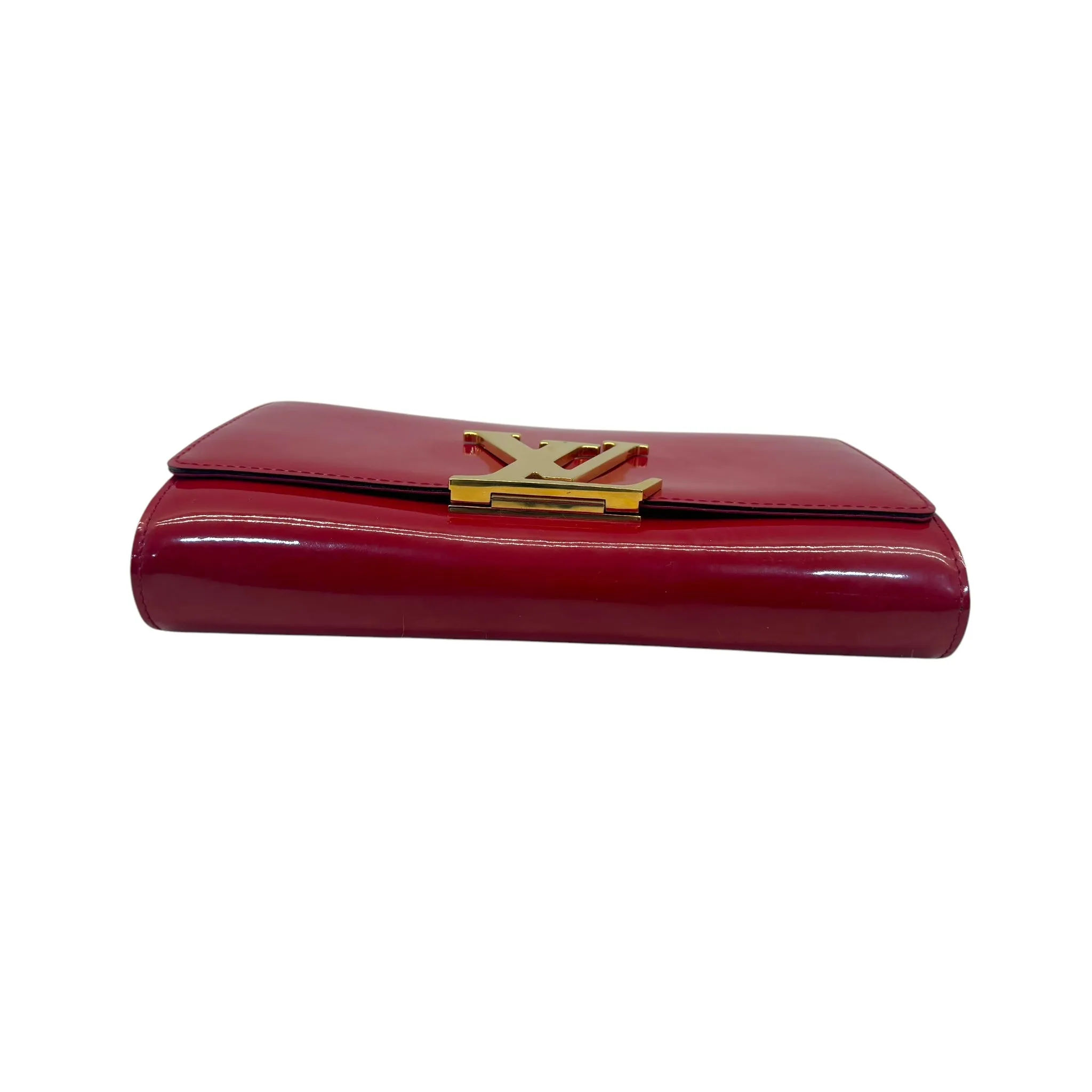 Louis Vuitton Patent Leather Louise MM Clutch