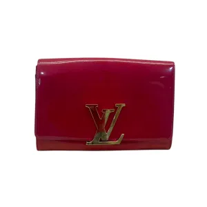Louis Vuitton Patent Leather Louise MM Clutch