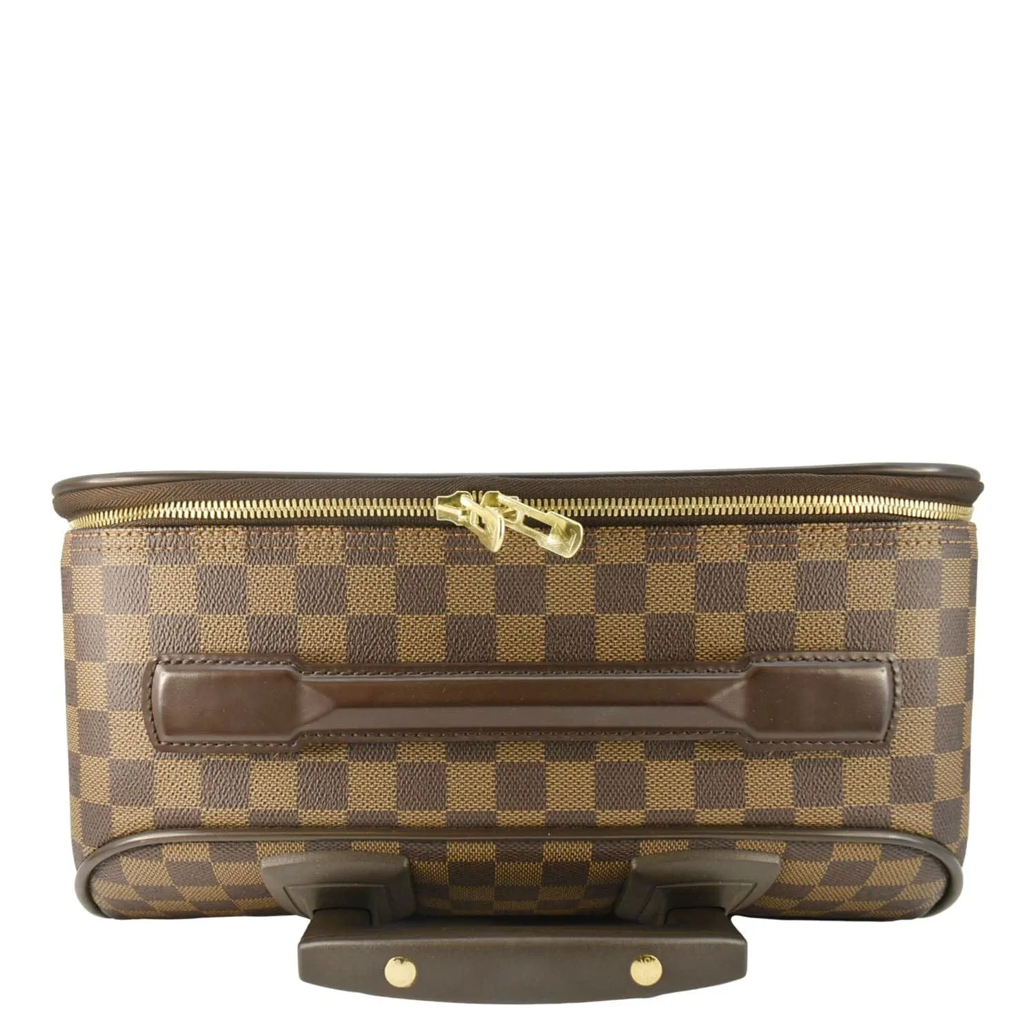 LOUIS VUITTON Pegase 45 Damier Ebene Rolling Travel Bag Brown