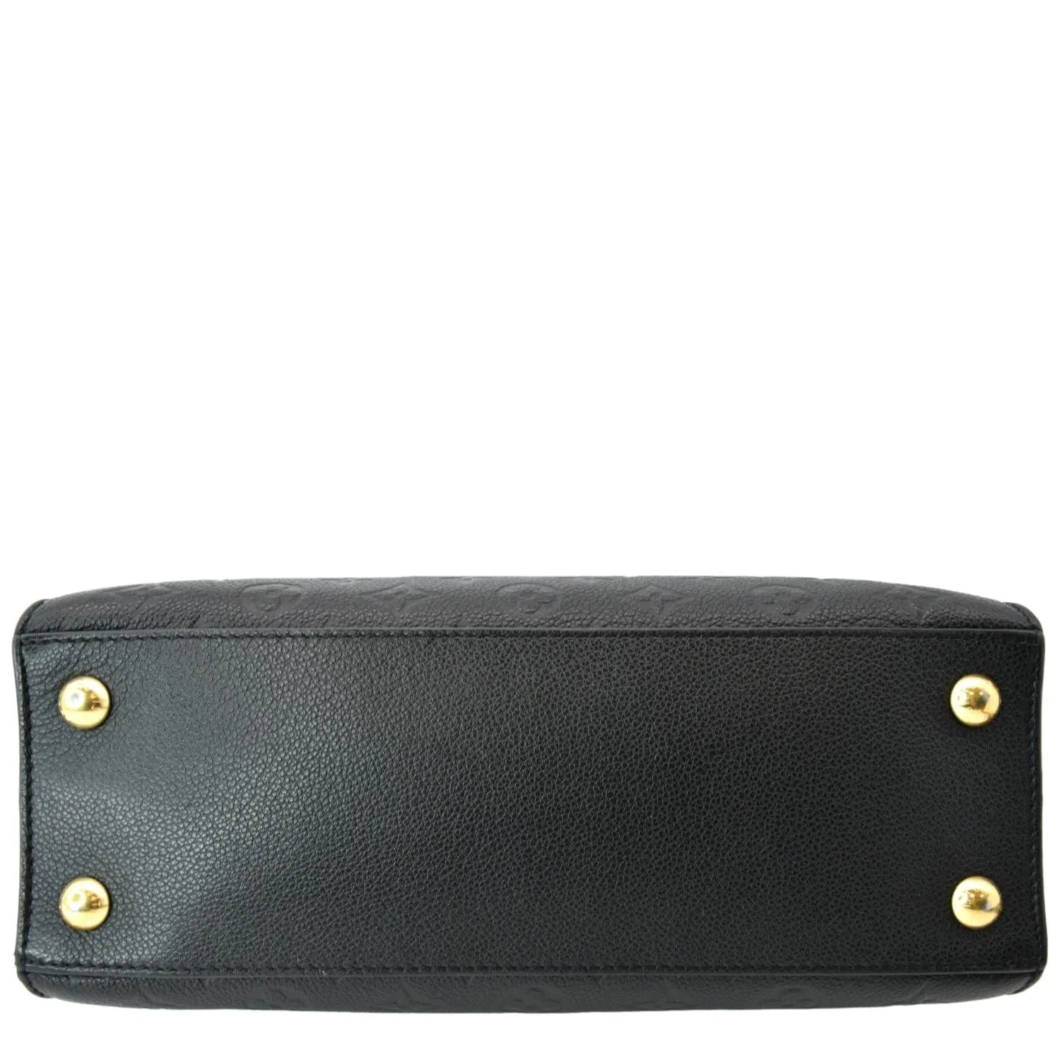 LOUIS VUITTON Pont Neuf MM Monogram Empreinte Leather Shoulder Bag Black
