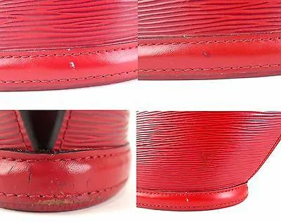 LOUIS VUITTON Red Epi Leather Saint-Jacques Purse Bag - Last Call