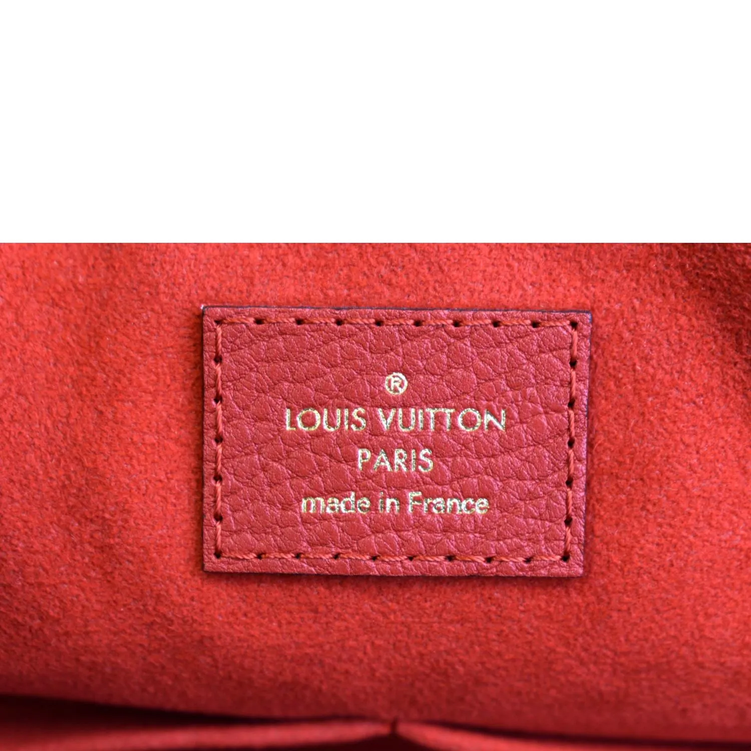 LOUIS VUITTON Retiro Monogram Canvas Shoulder Bag Red