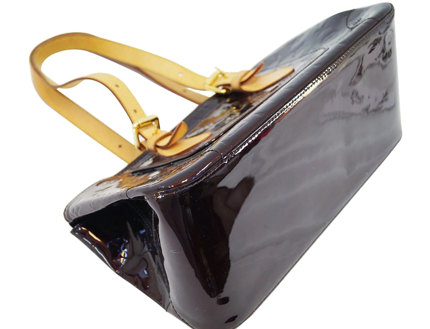 LOUIS VUITTON Rosewood Amarante Monogram Vernis Shoulder Bag