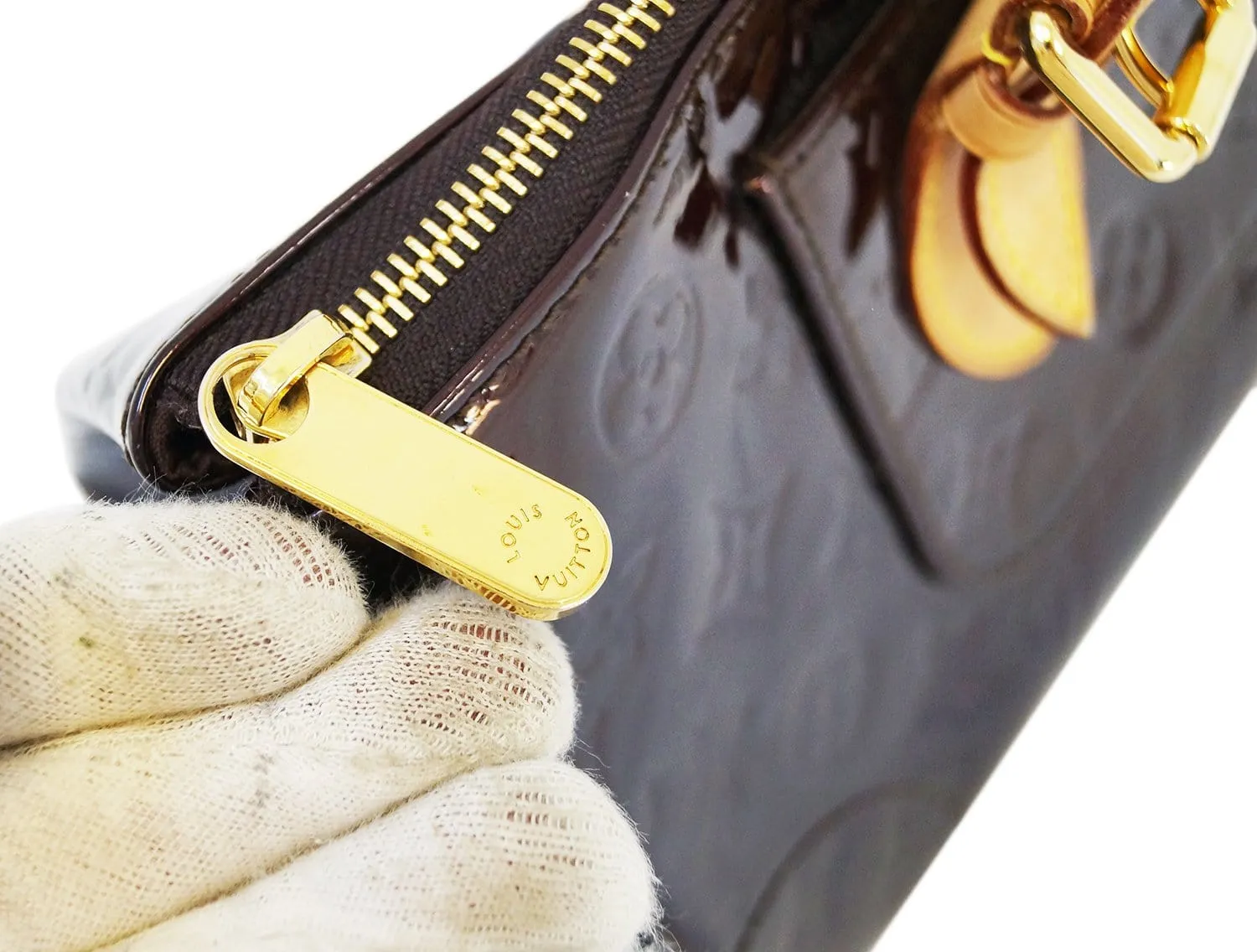 LOUIS VUITTON Rosewood Amarante Monogram Vernis Shoulder Bag