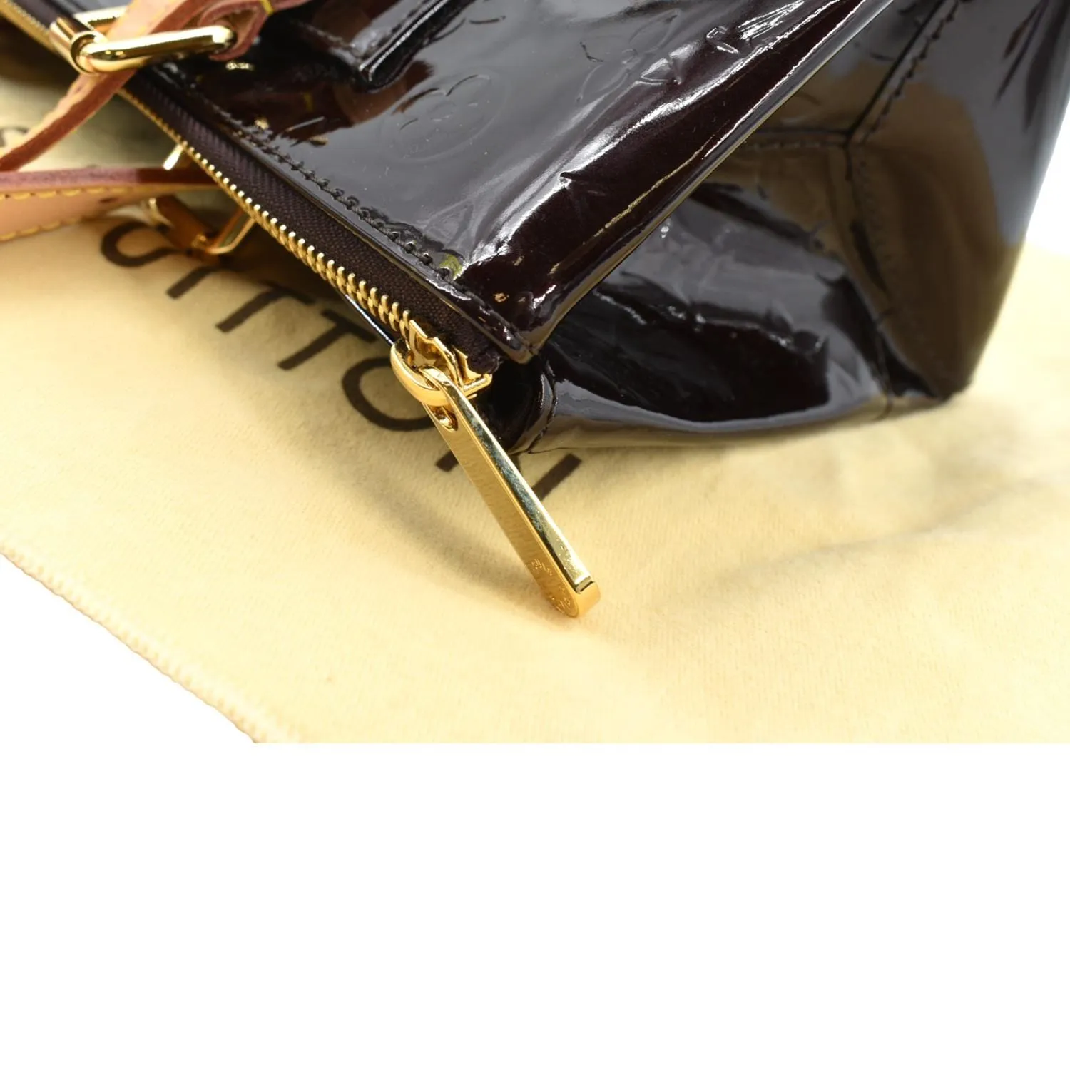 LOUIS VUITTON Rosewood Monogram Vernis Shoulder Bag Amarante