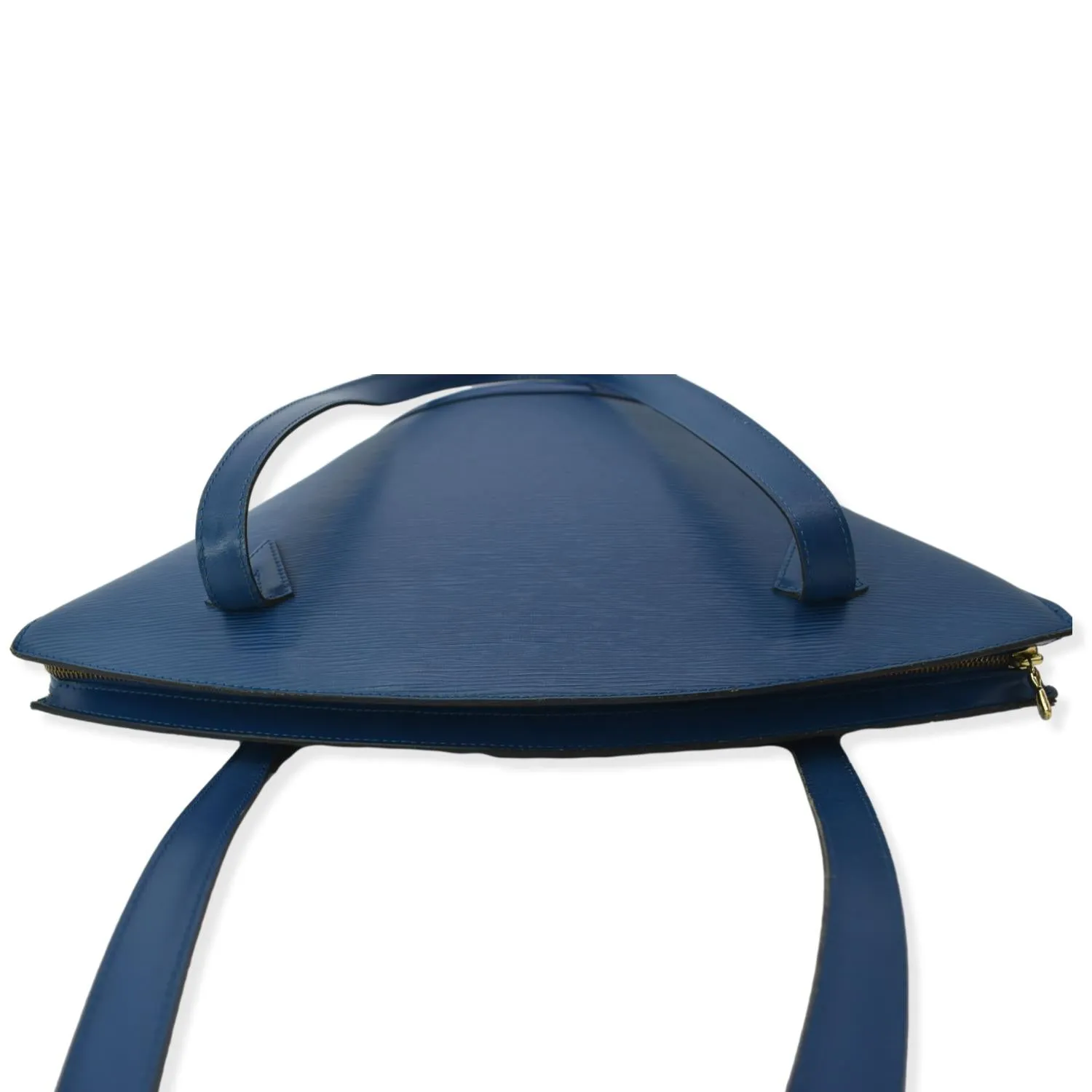LOUIS VUITTON Saint Jacques Epi Leather Shoulder Bag Blue