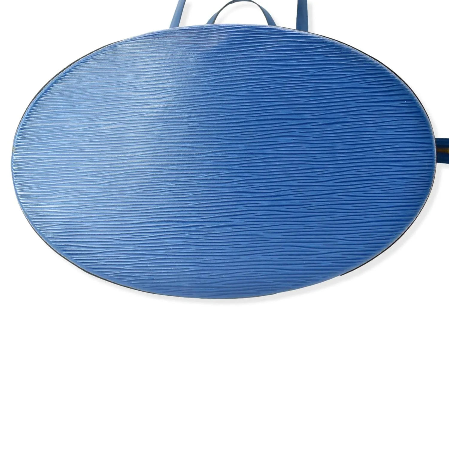 LOUIS VUITTON Saint Jacques Epi Leather Shoulder Bag Blue