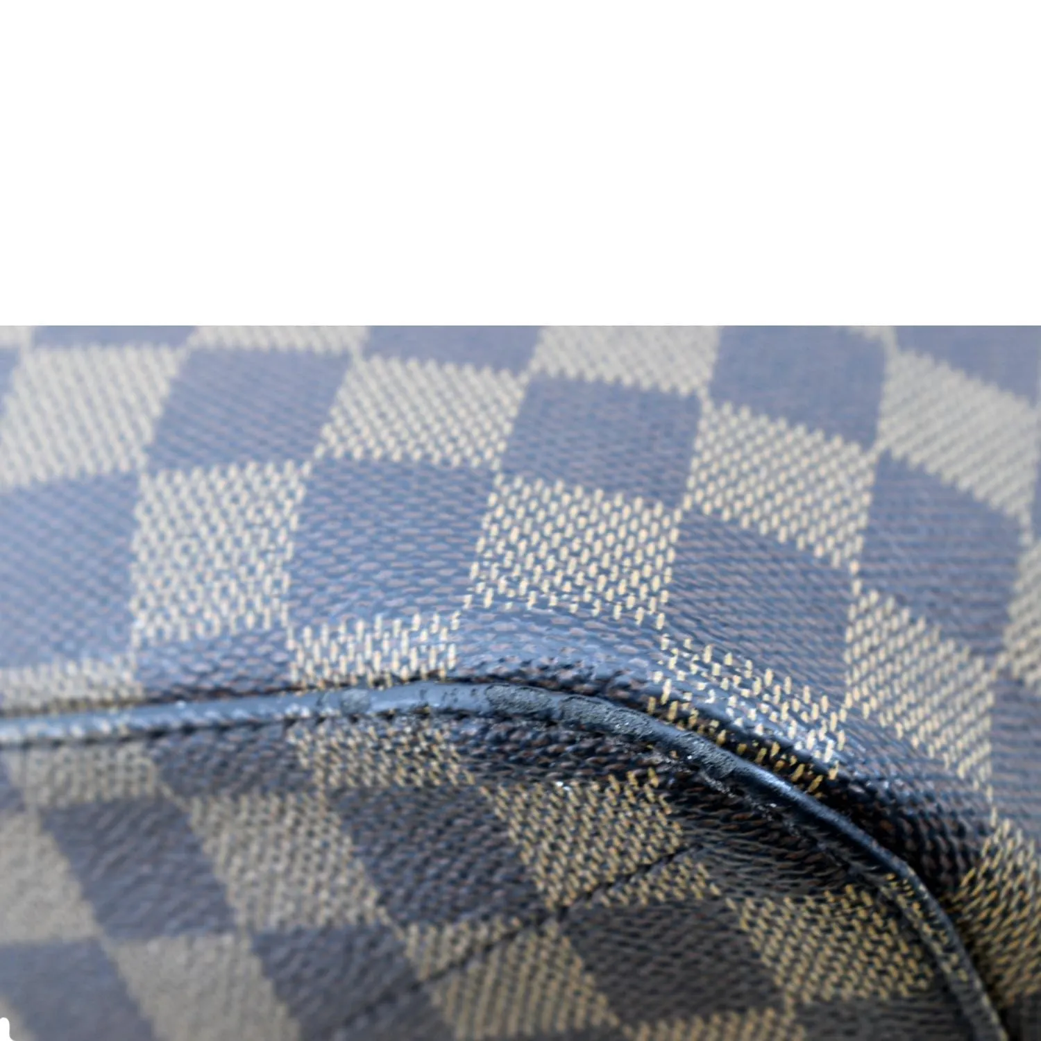 LOUIS VUITTON Siena GM Damier Ebene Shoulder Bag Brown