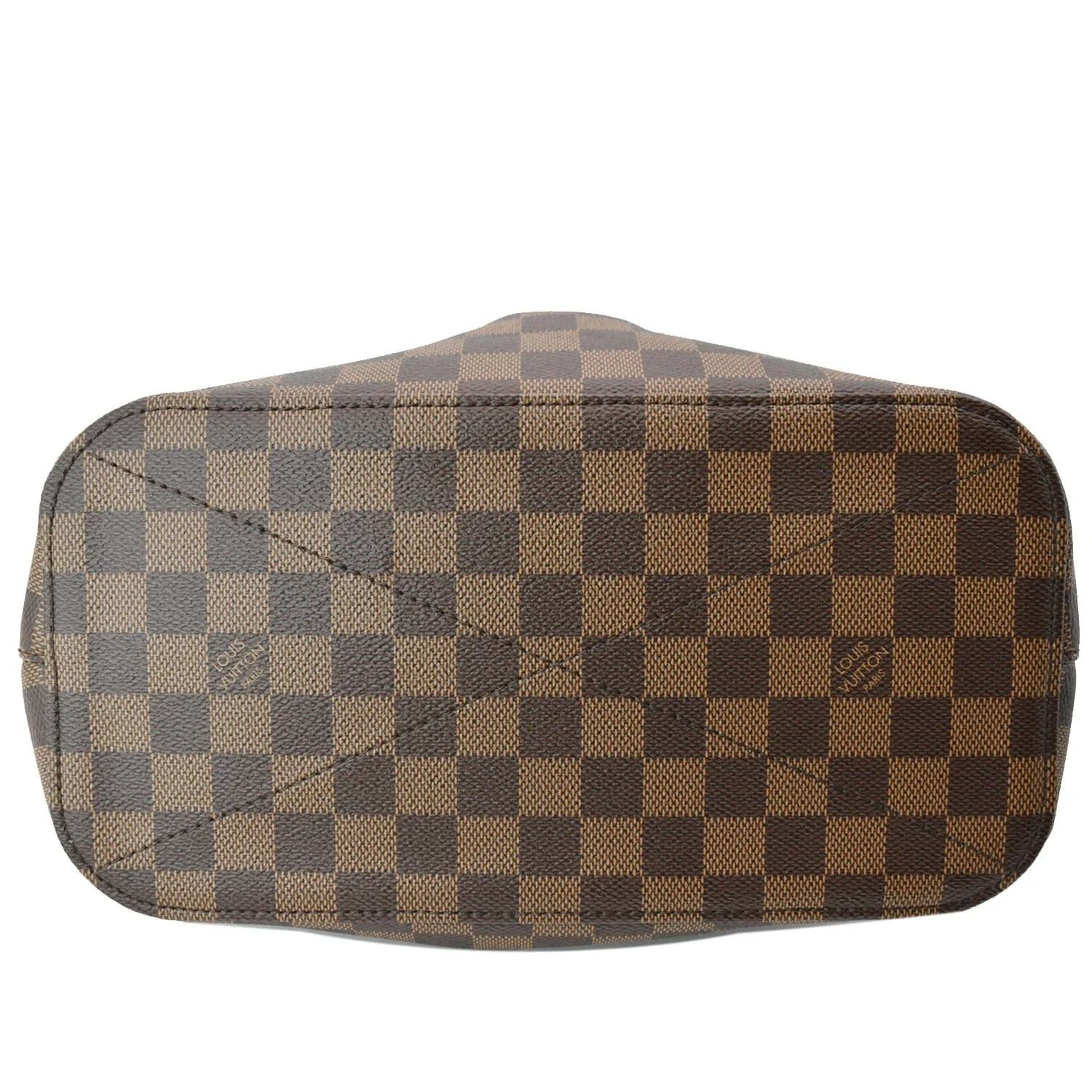 LOUIS VUITTON Siena MM Damier Ebene Shoulder Bag Brown - New Year Deals