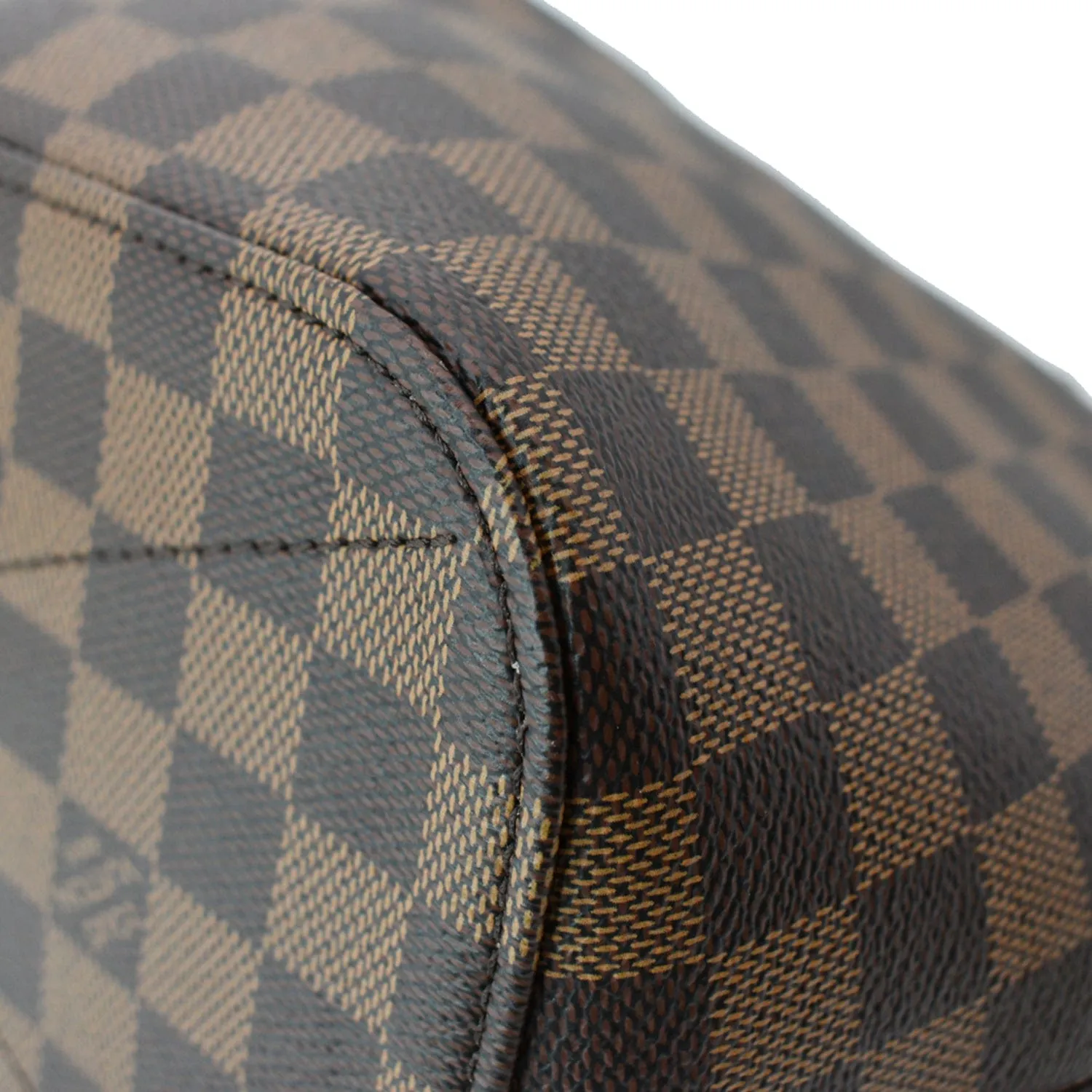 LOUIS VUITTON Siena MM Damier Ebene Shoulder Bag Brown - New Year Deals