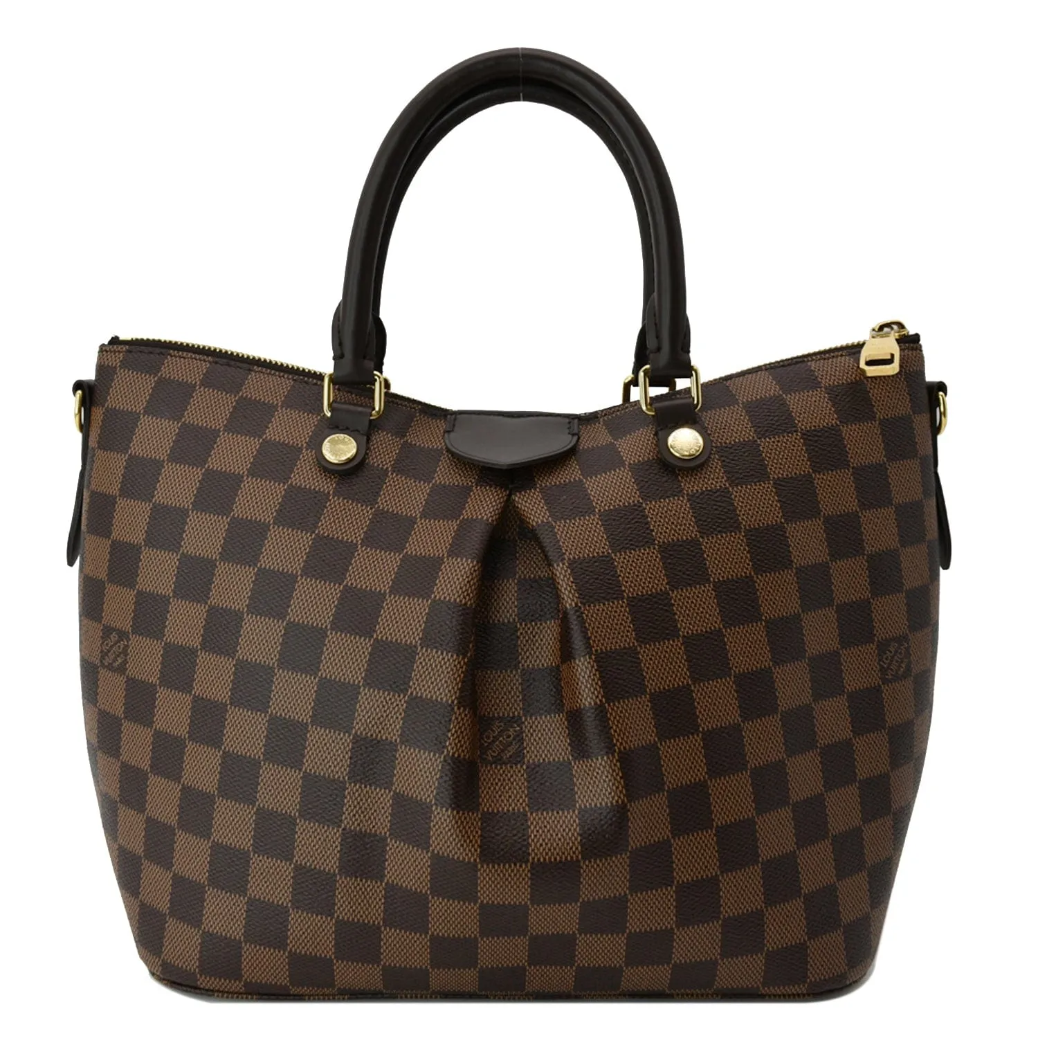 LOUIS VUITTON Siena MM Damier Ebene Shoulder Bag Brown - New Year Deals