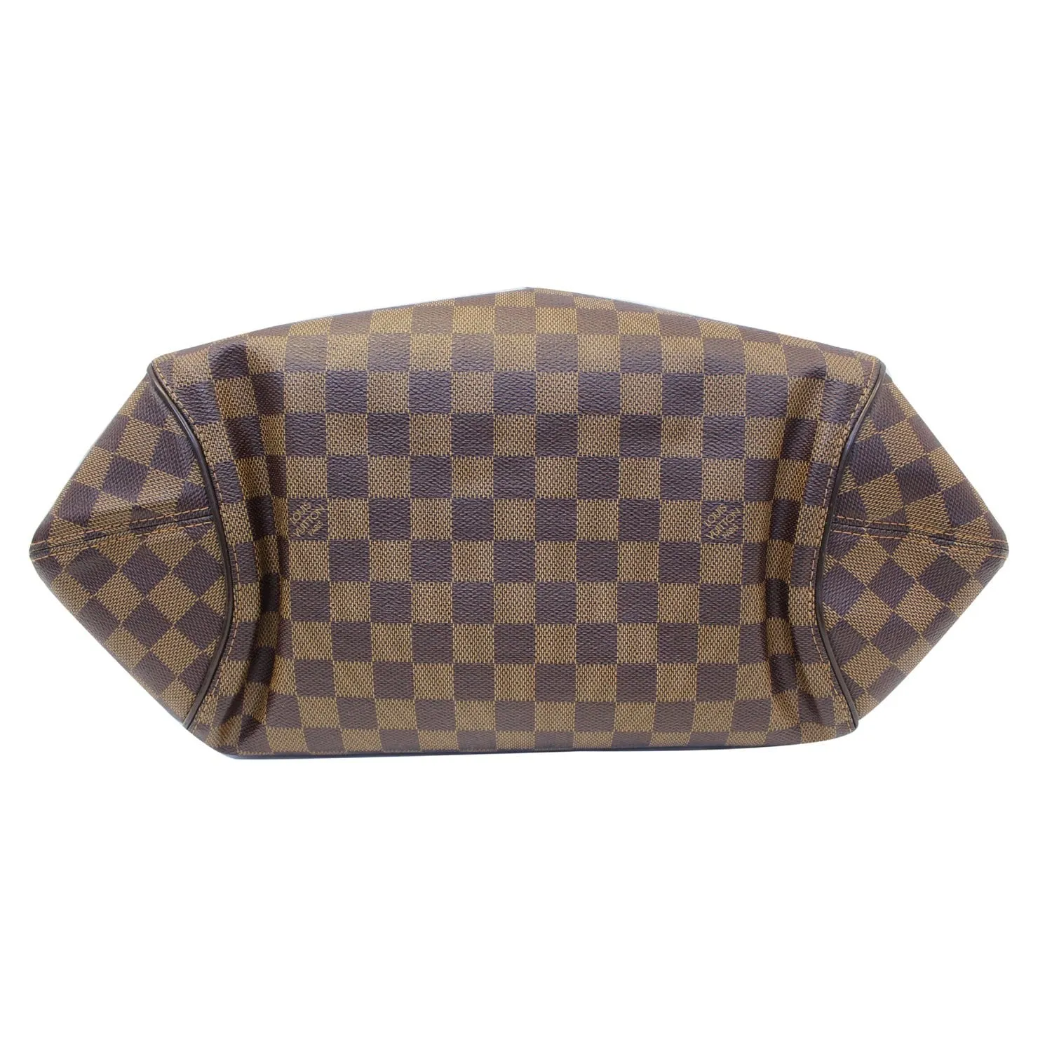 LOUIS VUITTON Sistina GM Damier Ebene Shoulder Handbag Brown