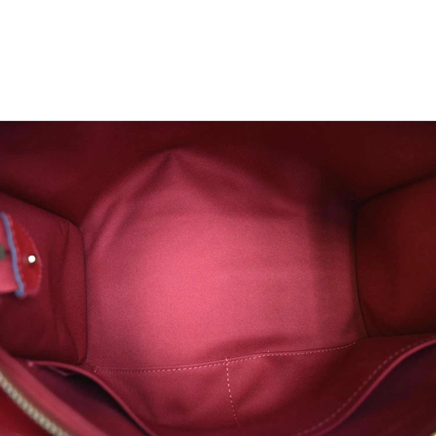 LOUIS VUITTON Sully PM Monogram Empreinte Leather Shoulder Bag Red