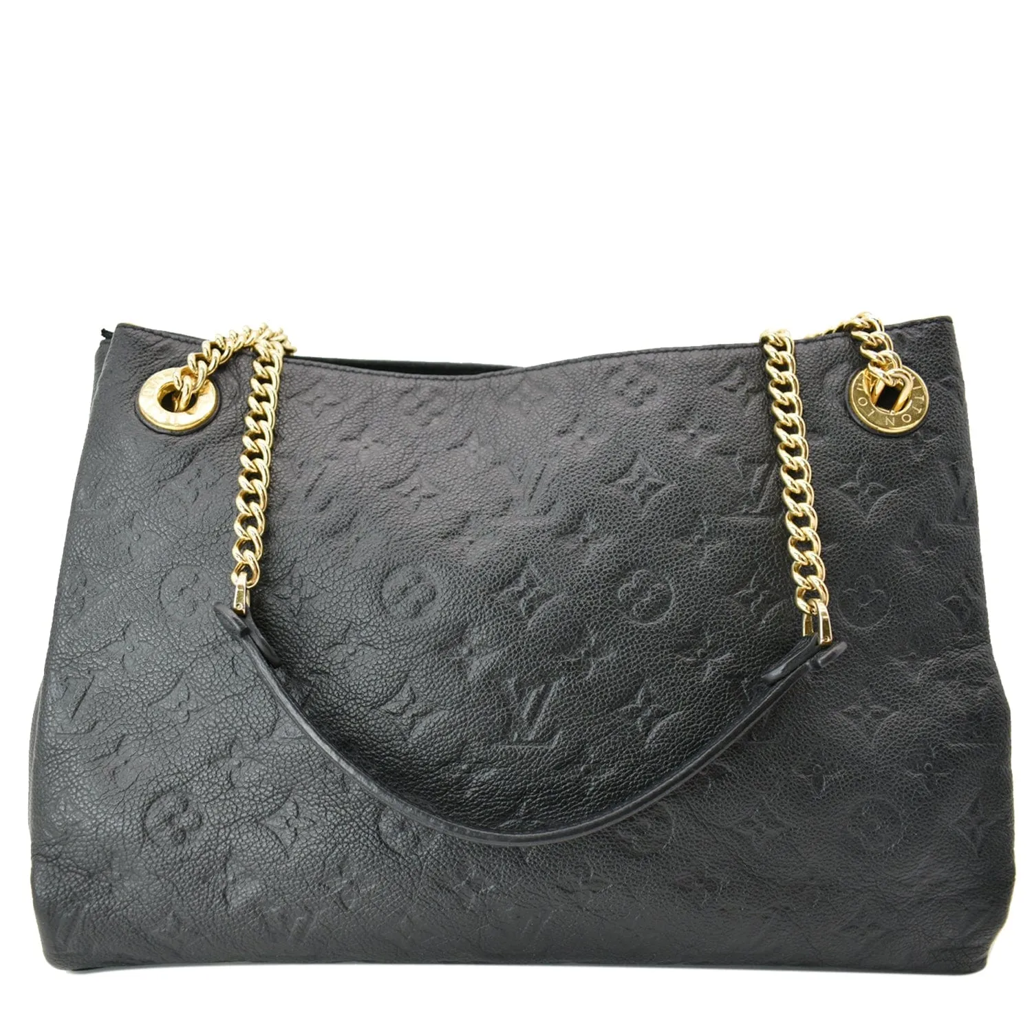 LOUIS VUITTON Surene MM Empreinte Leather Shoulder Bag Black