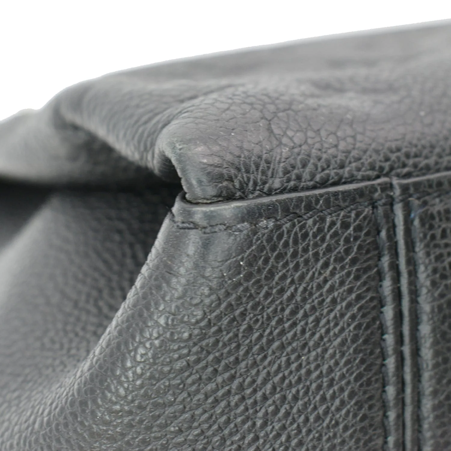 LOUIS VUITTON Surene MM Empreinte Leather Shoulder Bag Black
