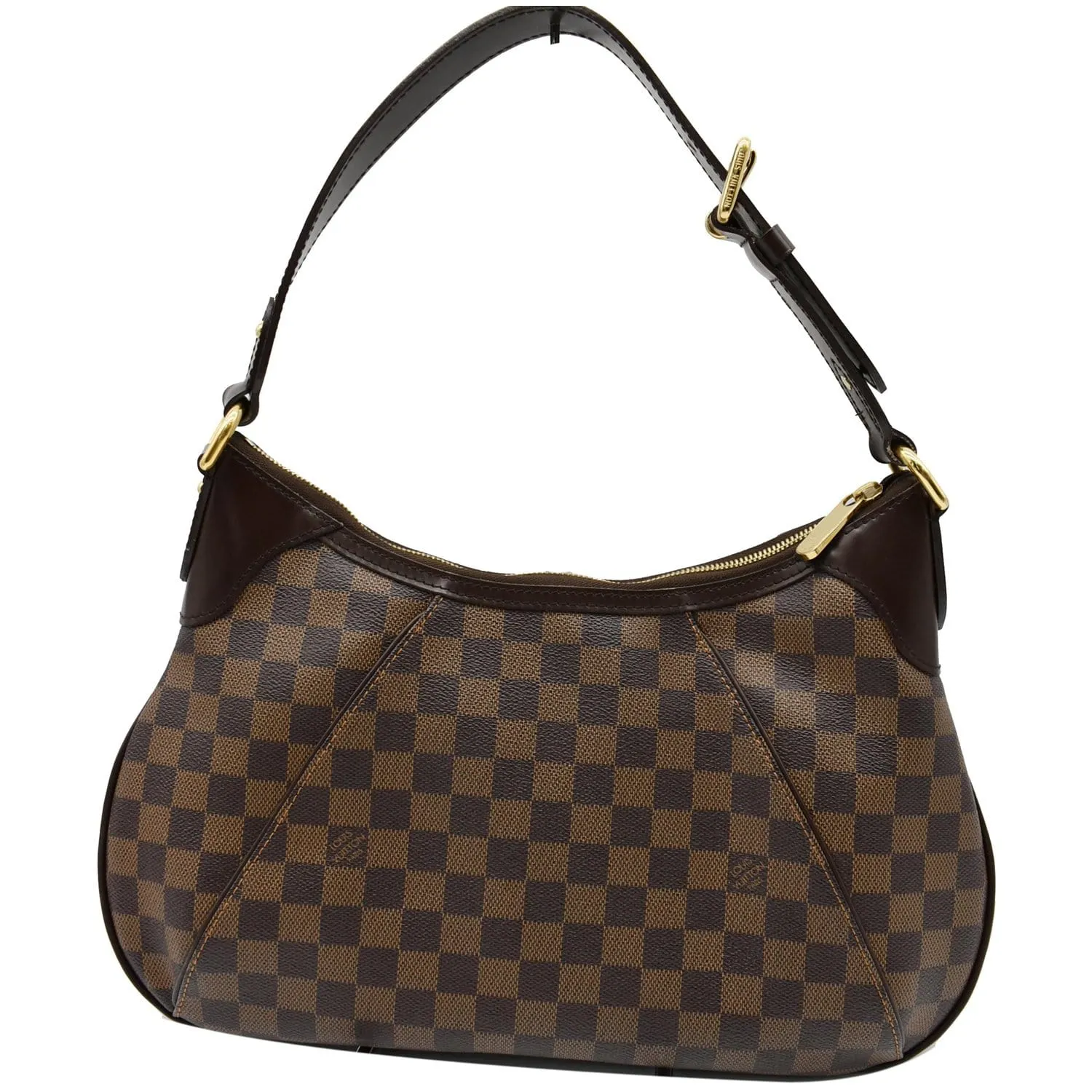 LOUIS VUITTON Thames GM Damier Ebene Shoulder Bag Brown