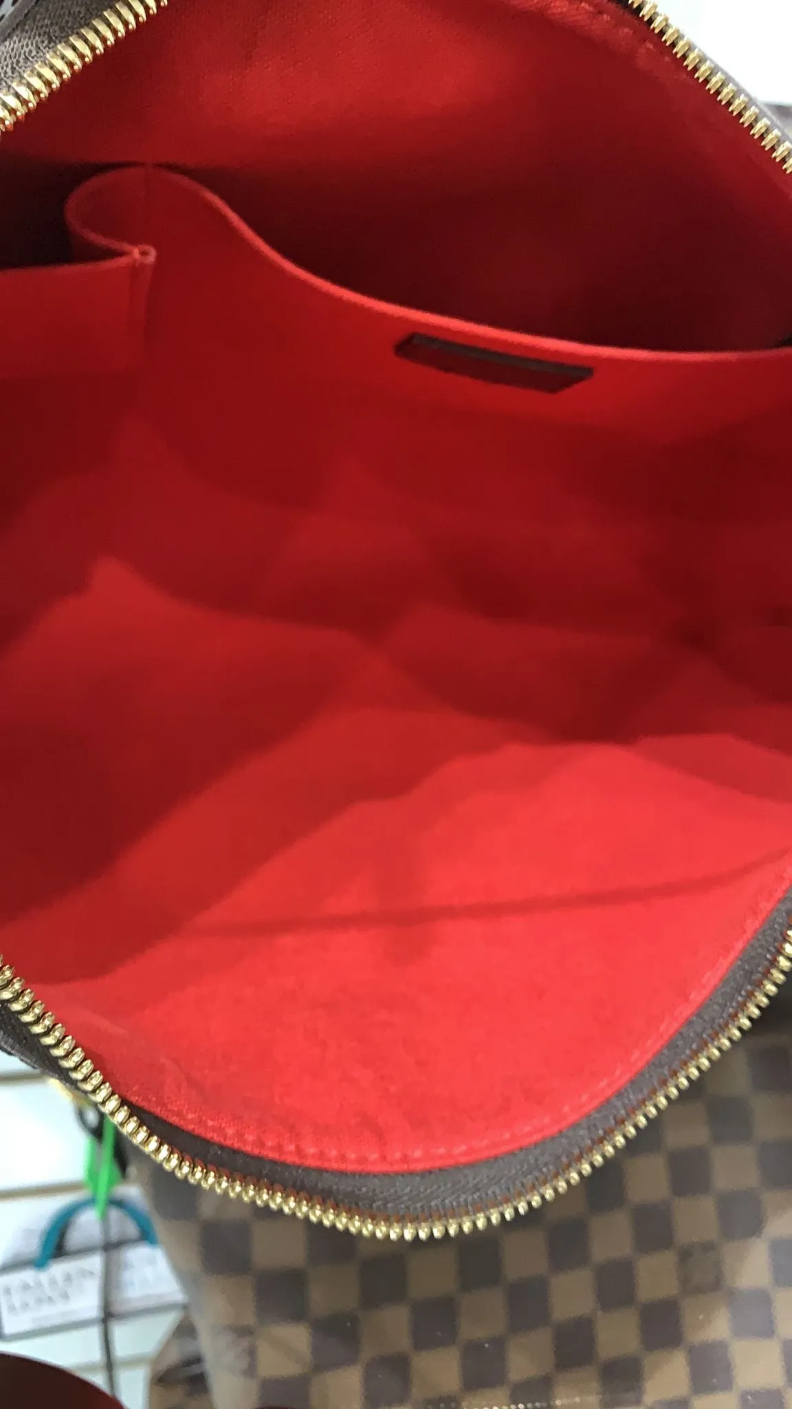 LOUIS VUITTON Thames GM Damier Ebene Shoulder Bag Brown