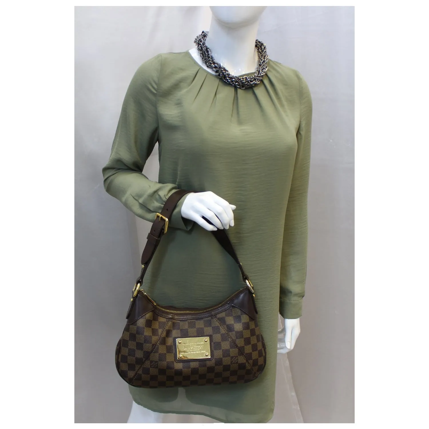 LOUIS VUITTON Thames PM Damier Ebne Shoulder Bag