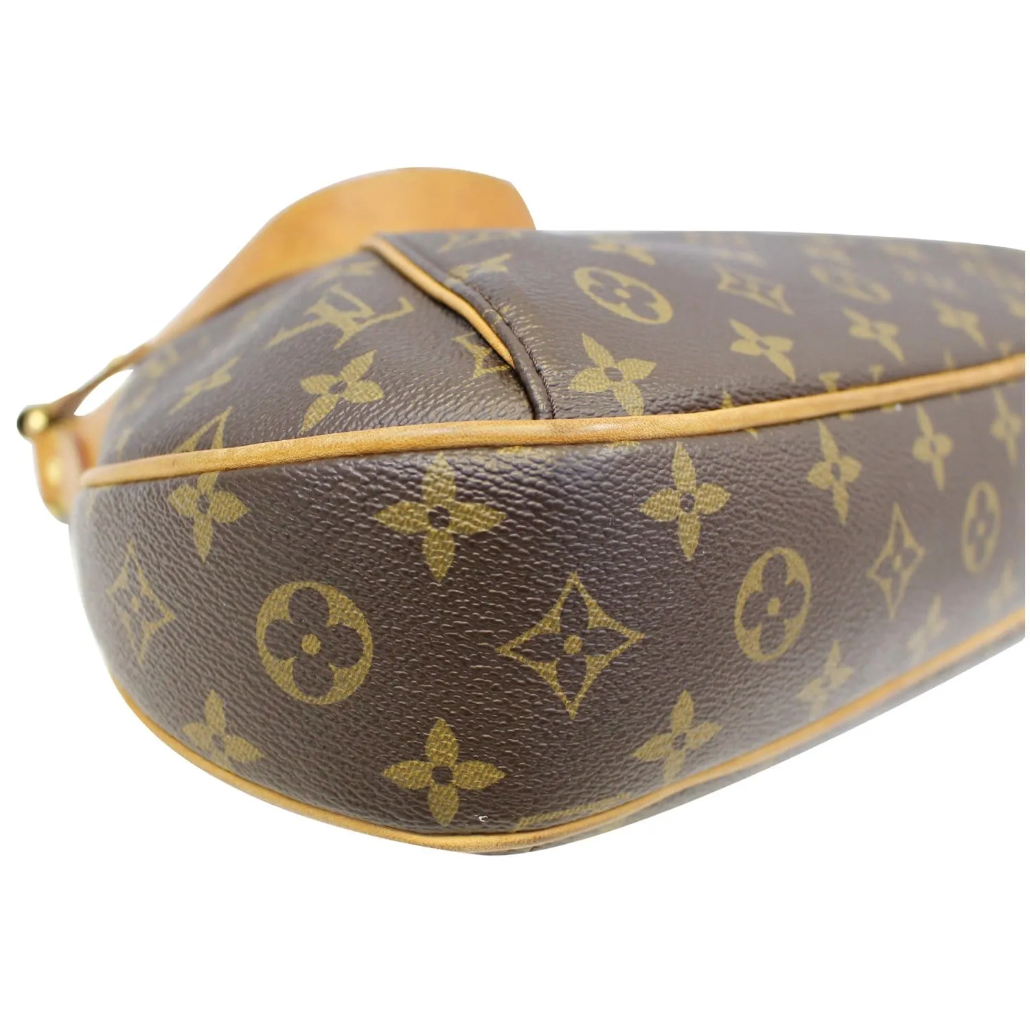 LOUIS VUITTON Thames PM Monogram Canvas Shoulder Bag Brown