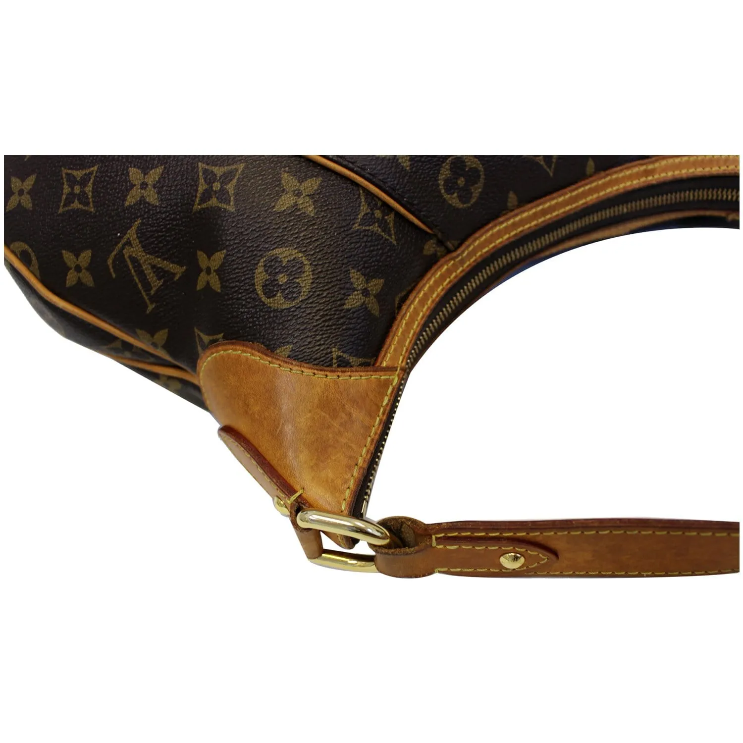 LOUIS VUITTON Thames PM Monogram Canvas Shoulder Bag Brown