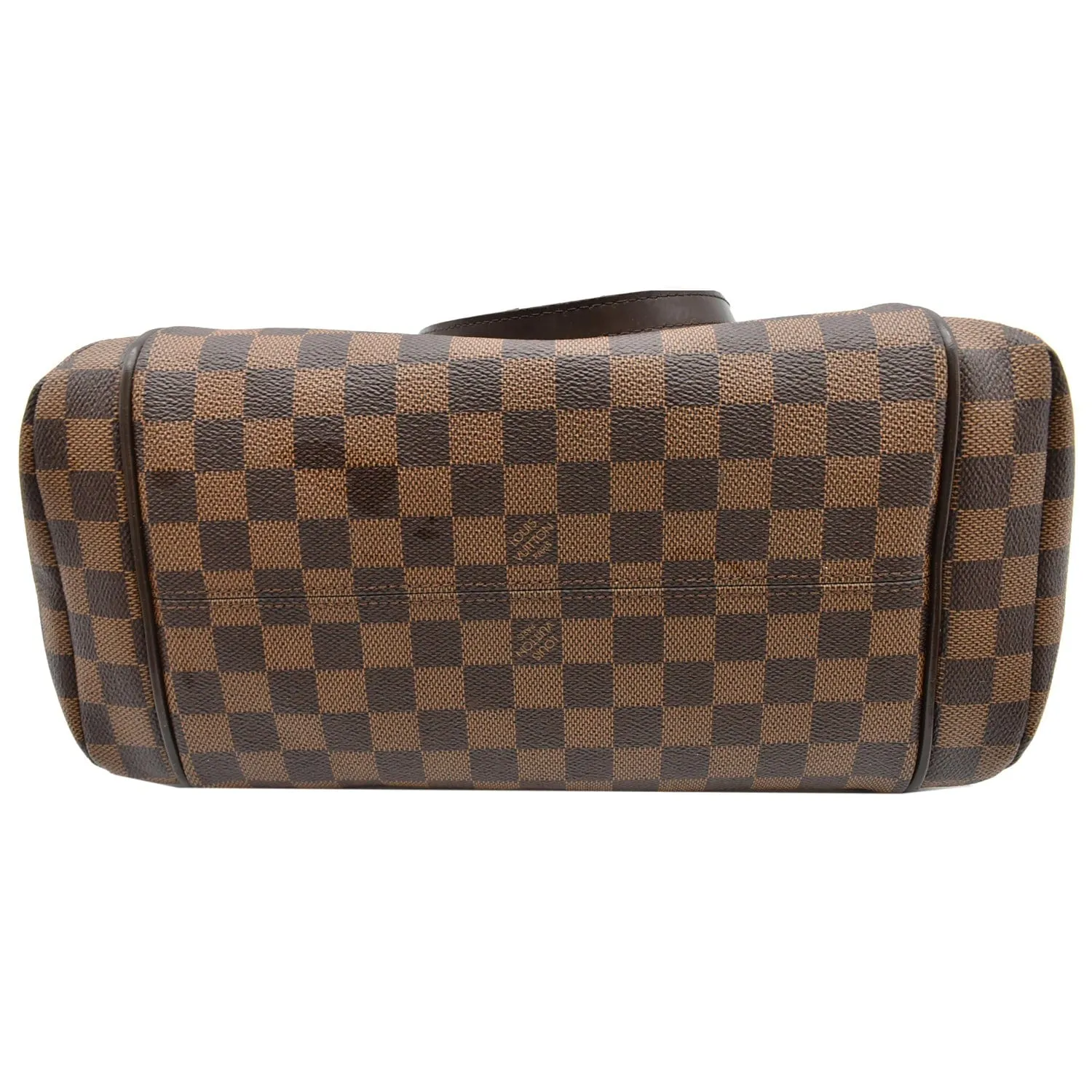 LOUIS VUITTON Totally MM Damier Ebene Shoulder Bag Brown