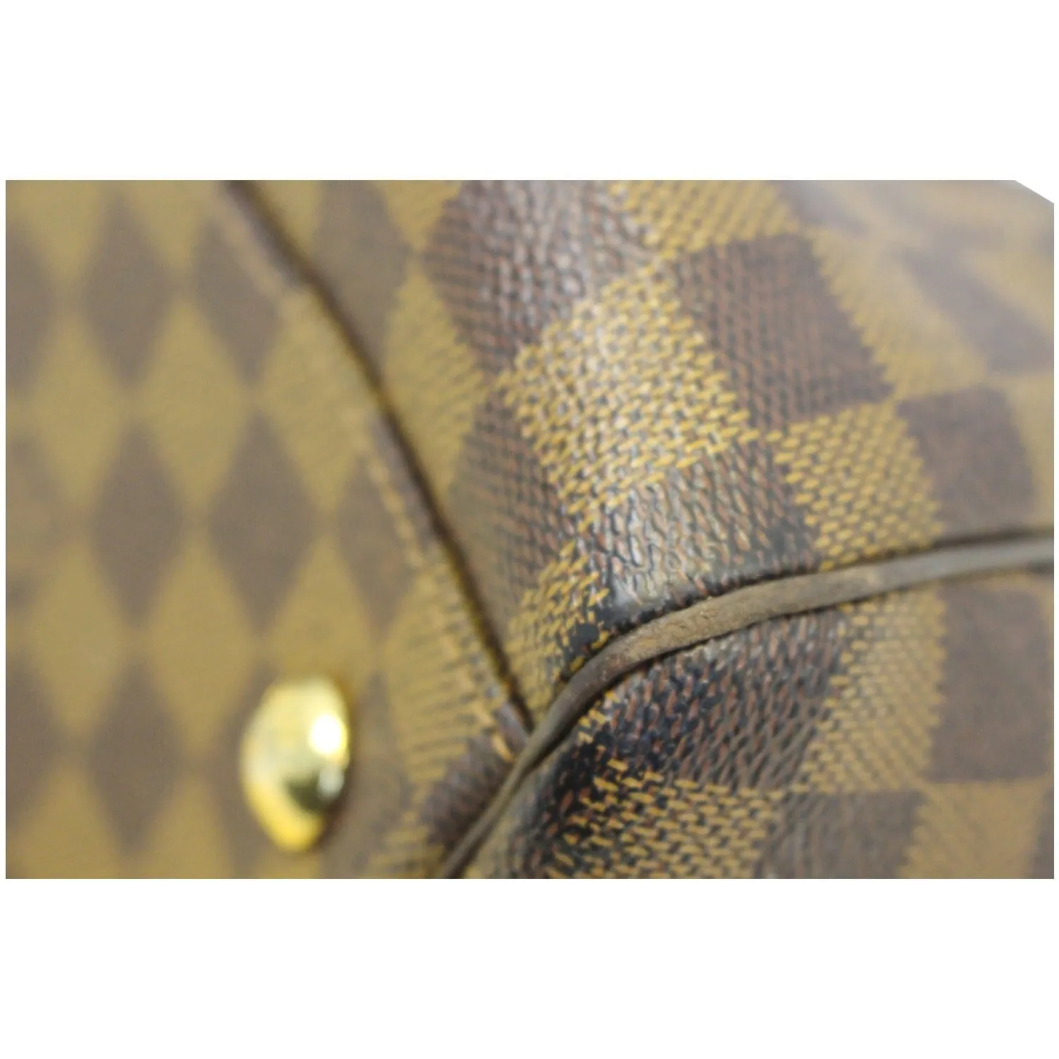 LOUIS VUITTON Trevi PM Damier Ebene Brown Shoulder Bag