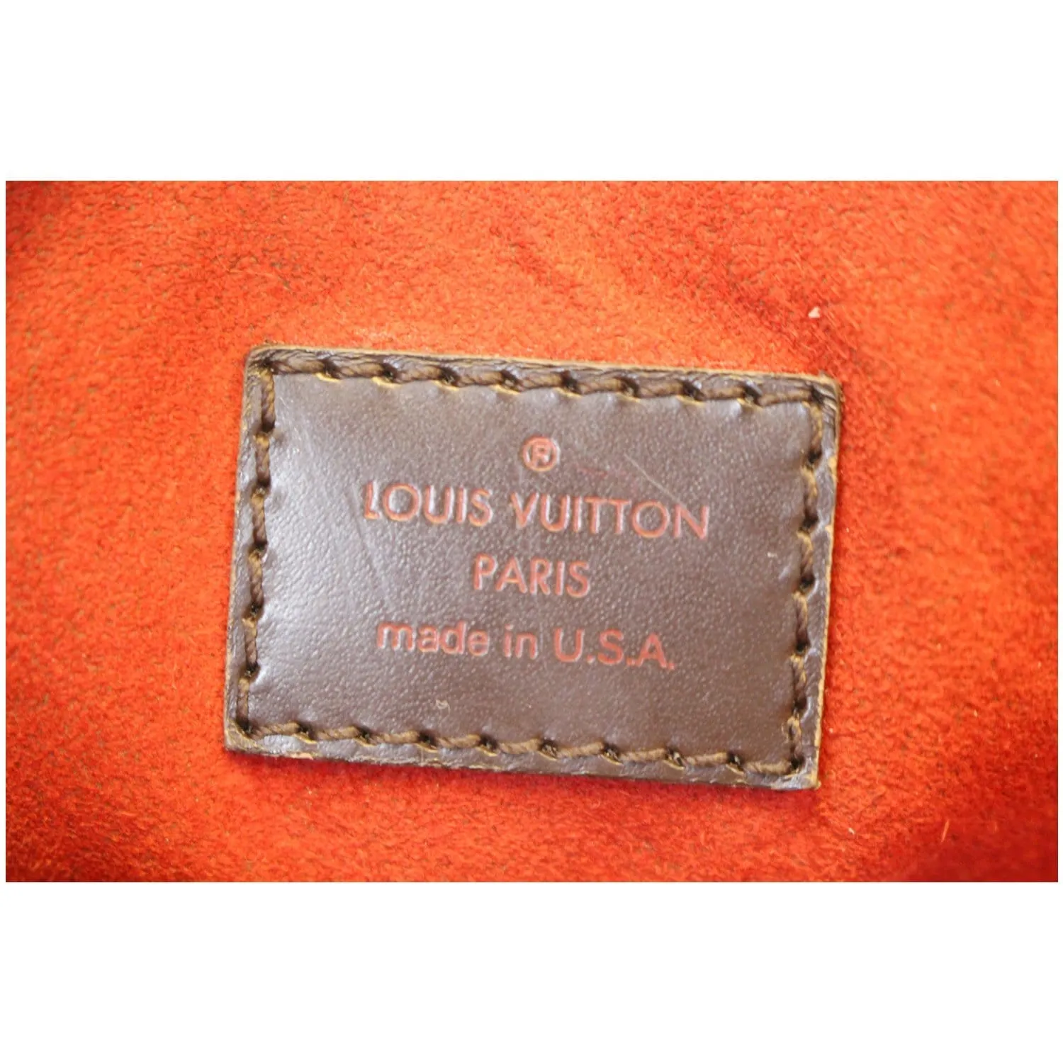 LOUIS VUITTON Trevi PM Damier Ebene Brown Shoulder Bag