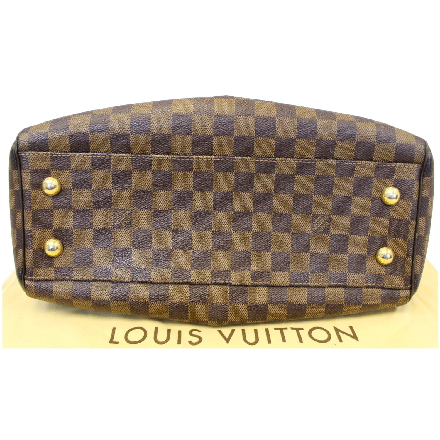 LOUIS VUITTON Trevi PM Damier Ebene Brown Shoulder Bag