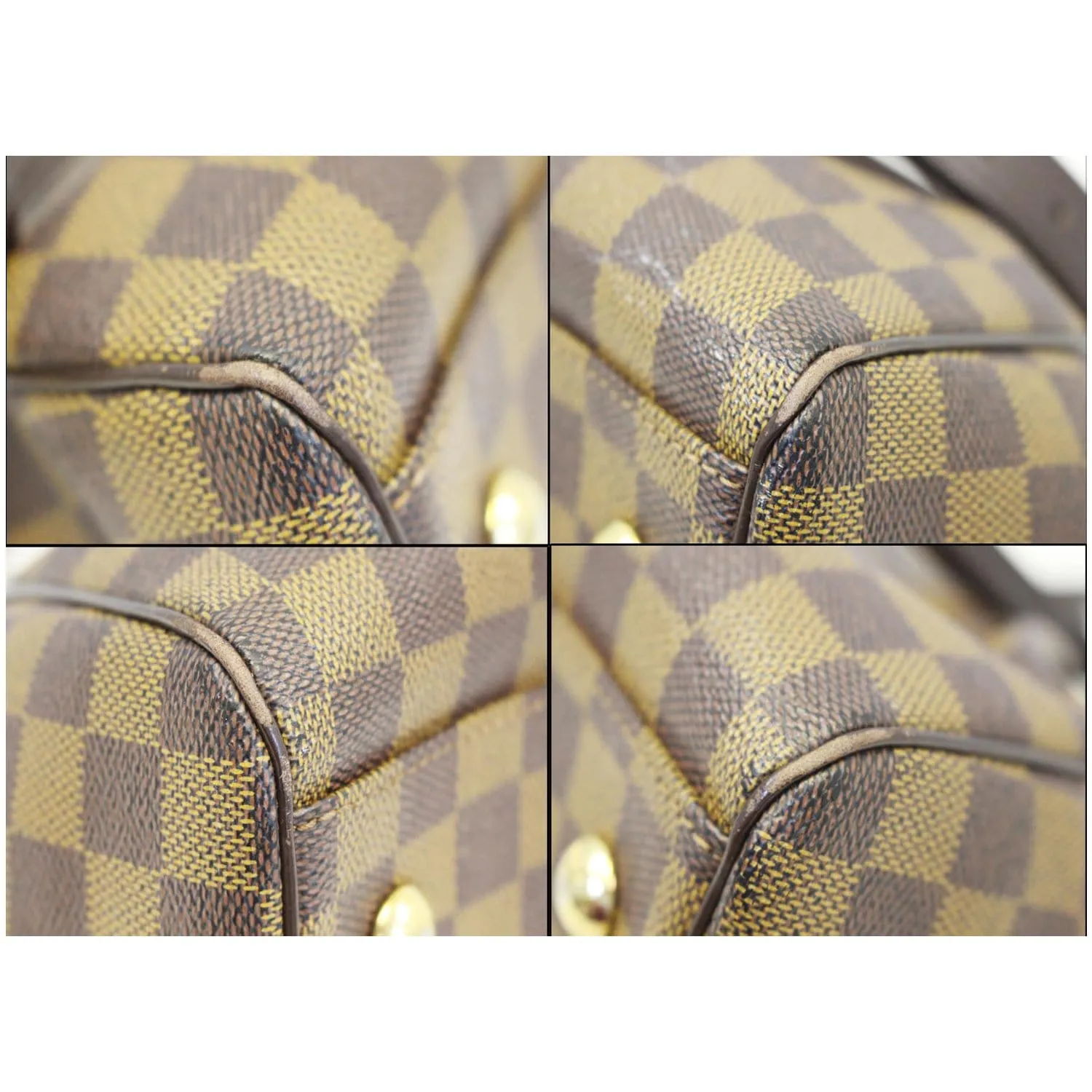 LOUIS VUITTON Trevi PM Damier Ebene Shoulder Bag Brown - 15% OFF