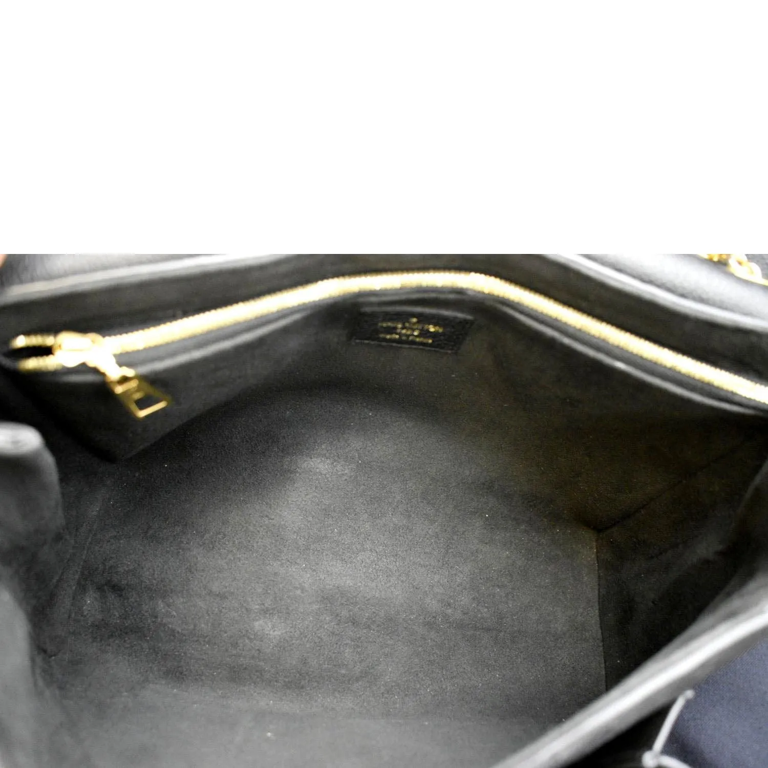 LOUIS VUITTON Vavin PM Monogram Empreinte Leather Shoulder Bag Black
