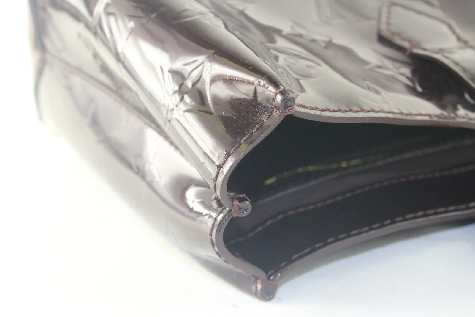 Louis Vuitton Wilshire Tote PM Amarante Leather Monogram 4LV119K